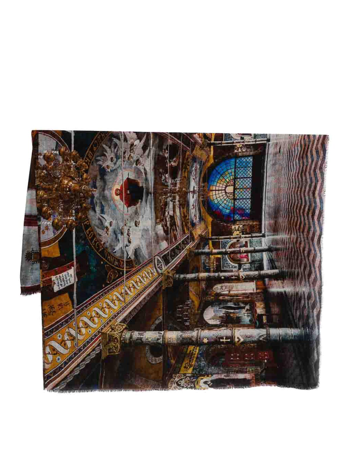Faliero Sarti Cathedral Sophia Scarf In Brown