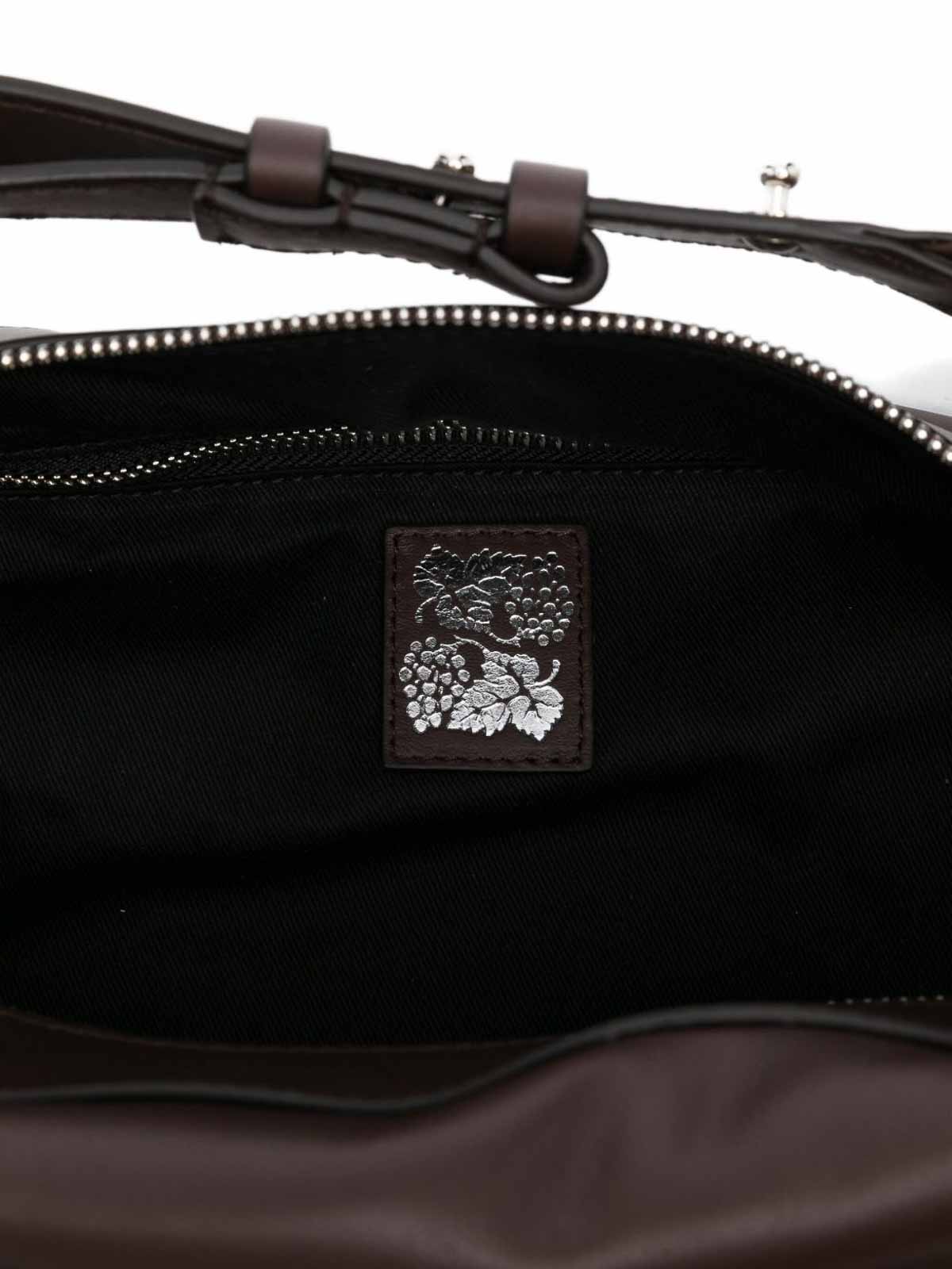 Federico Cina Chocolate  Shoulder Bag In Brown