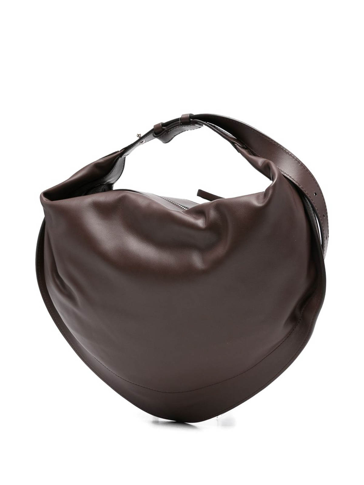 Federico Cina Chocolate  Shoulder Bag In Brown