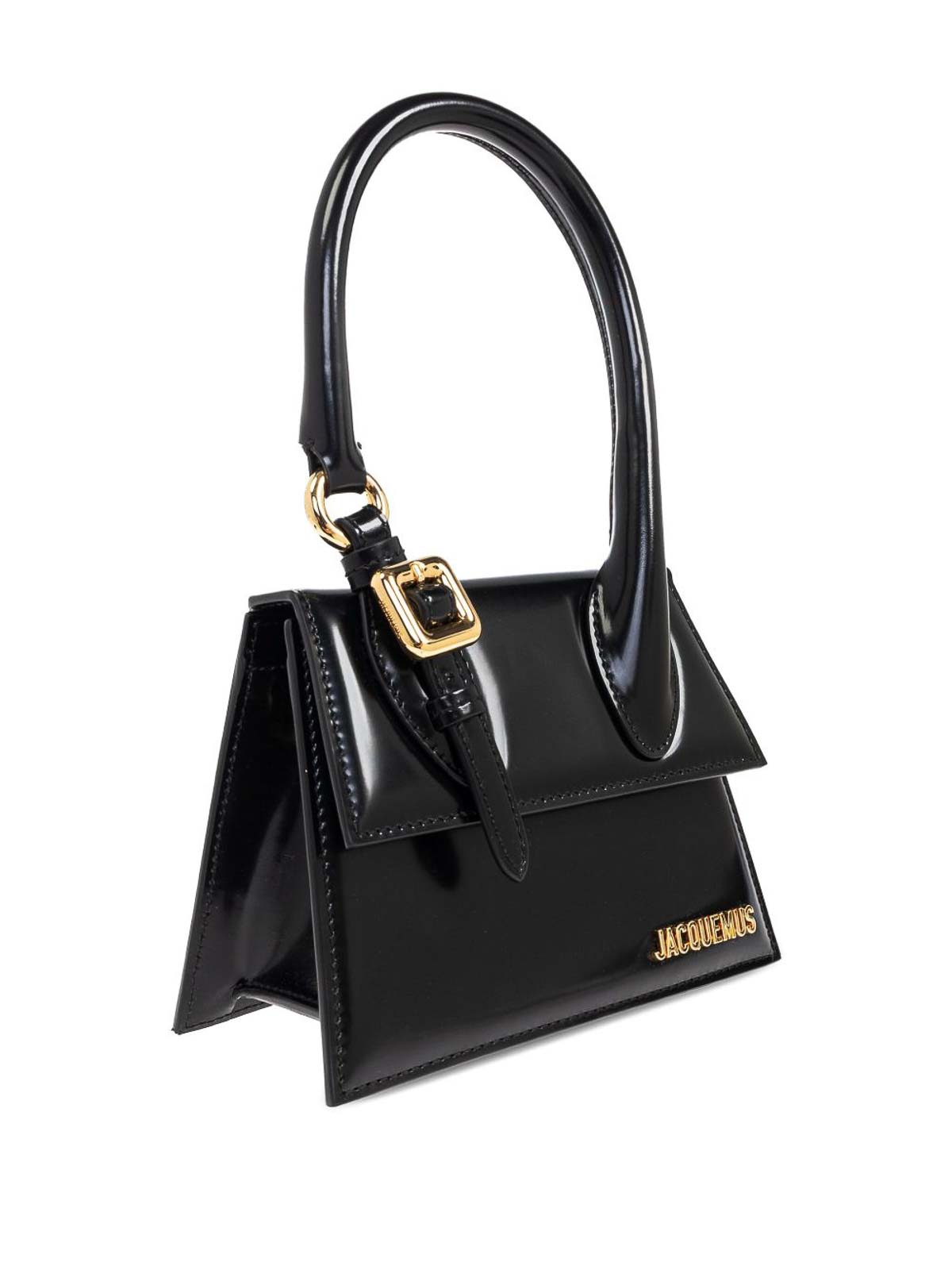 Jacquemus Medium The Chiquito Top-handle Bag In Black