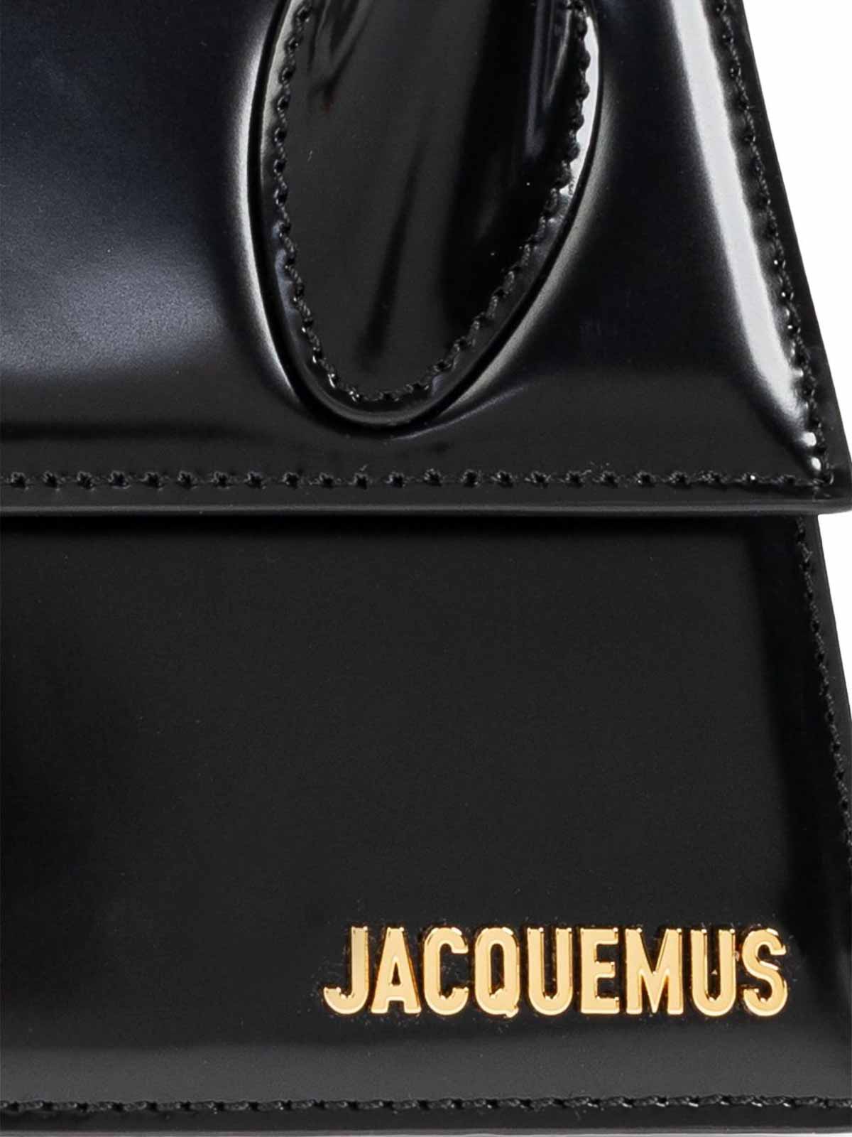 Jacquemus Medium The Chiquito Top-handle Bag In Black