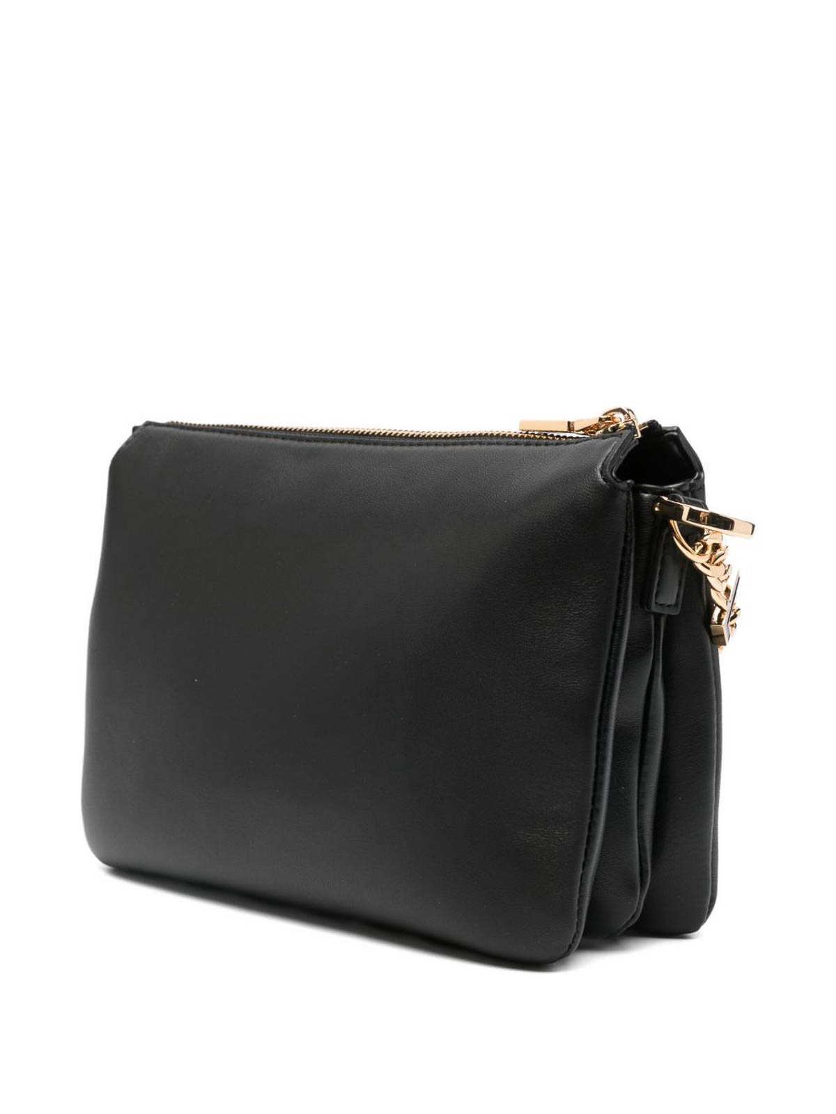 Love Moschino Black Shoulder Bag In Black