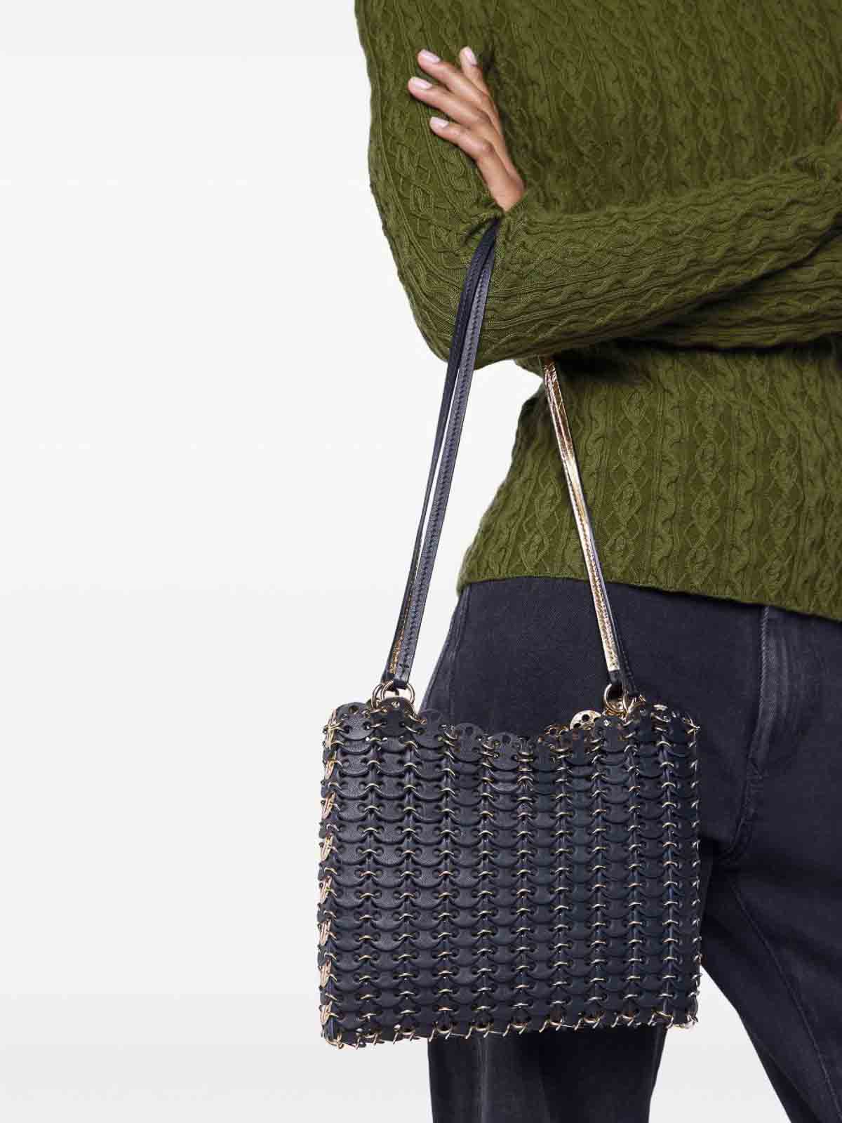 Rabanne Shoulder Bag In Black