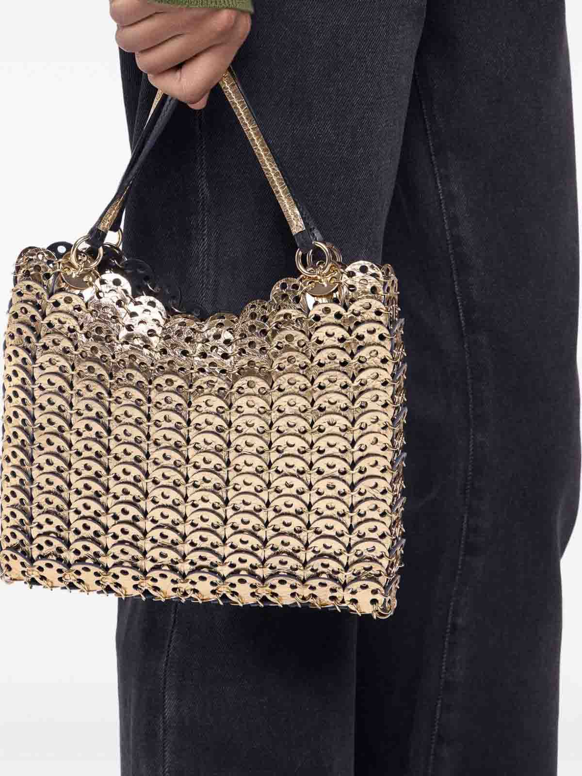 Rabanne Shoulder Bag In Black