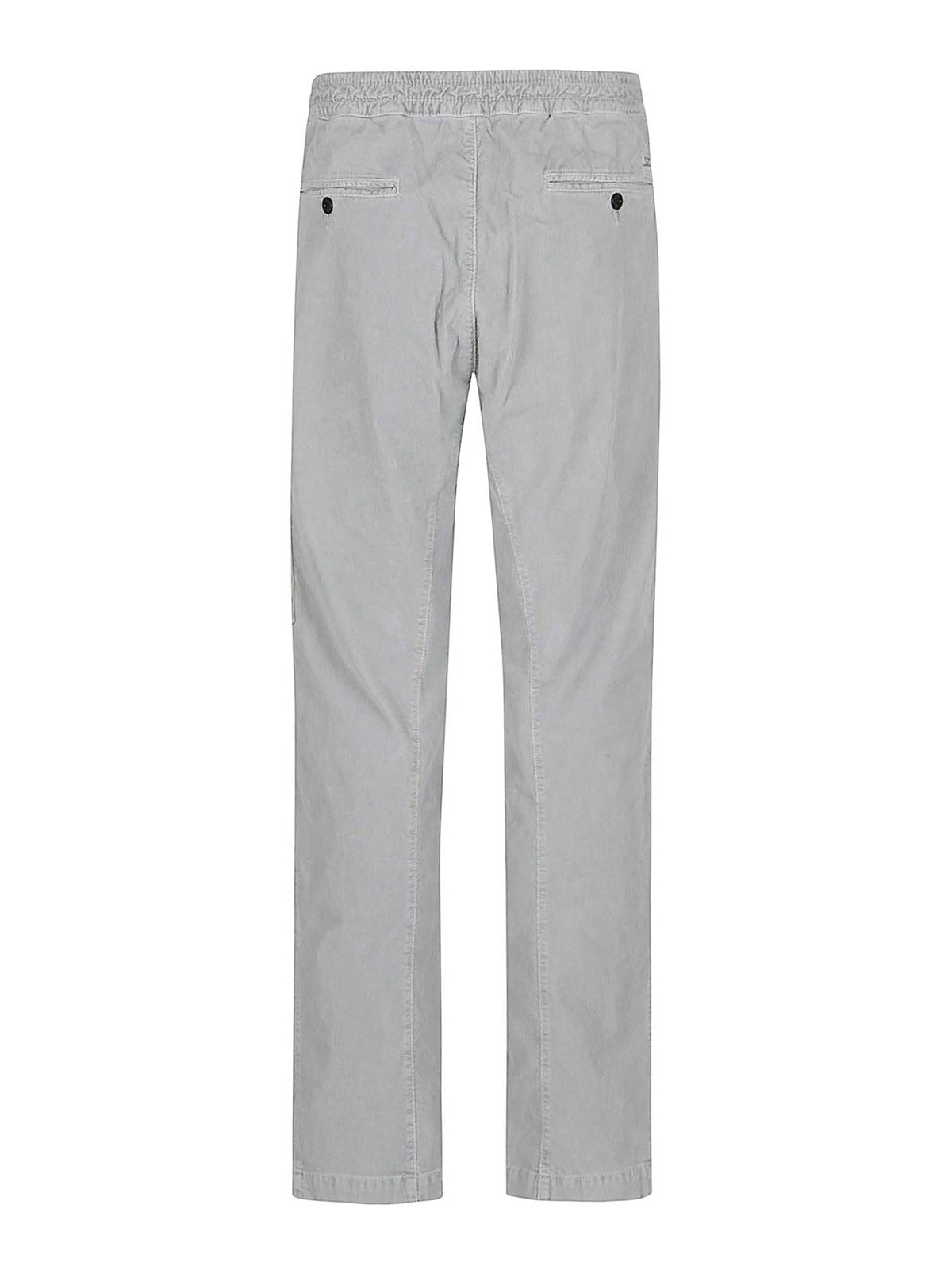 C.p. Company Elastic Waistband Cargo Pant In Gray