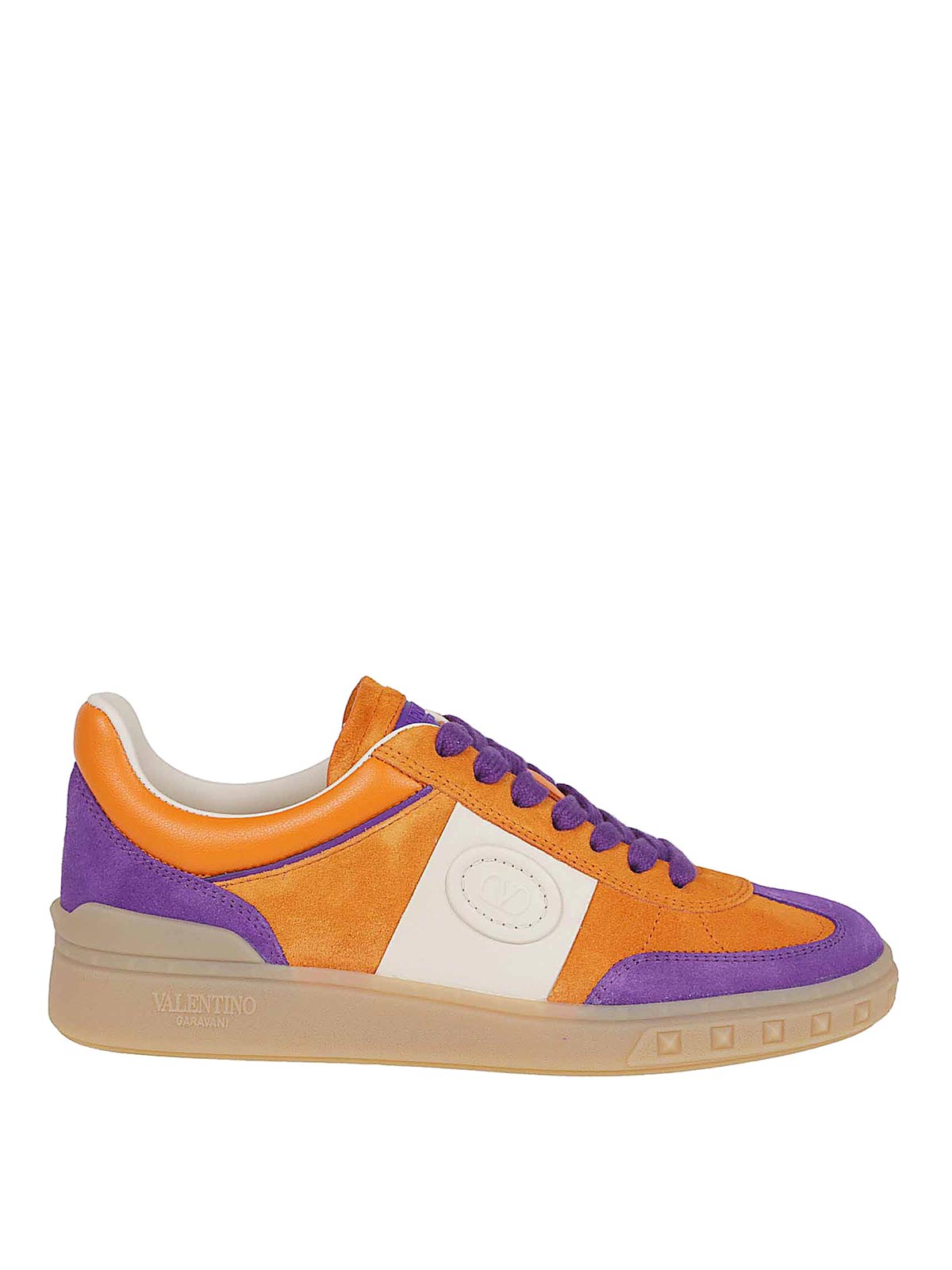 Valentino Upvillage Sneaker Low Top Nappa Calfskin In Multi