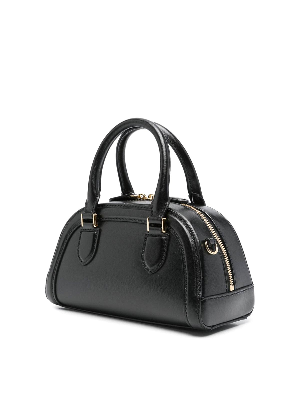 Alexander Mcqueen Mini Birdee Boston Tote Bag In Black