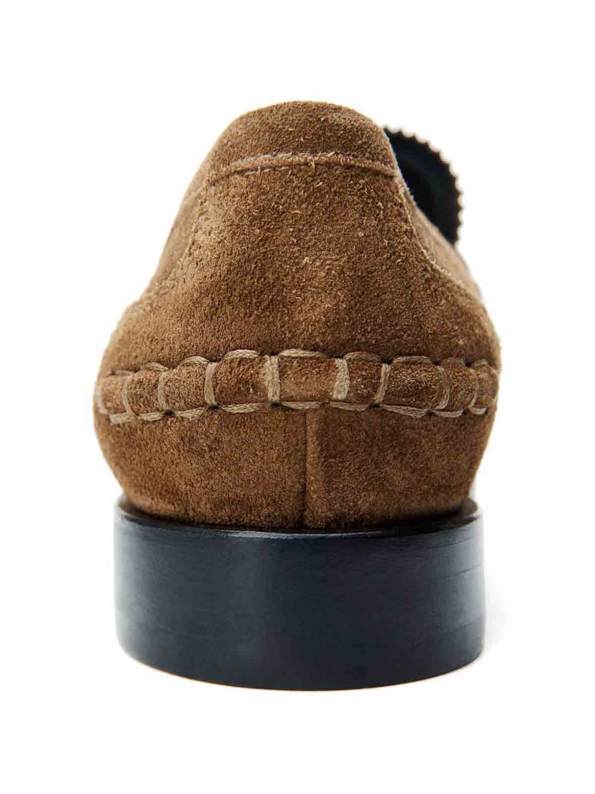Alexander Wang Suede Carter Loafers In Brown