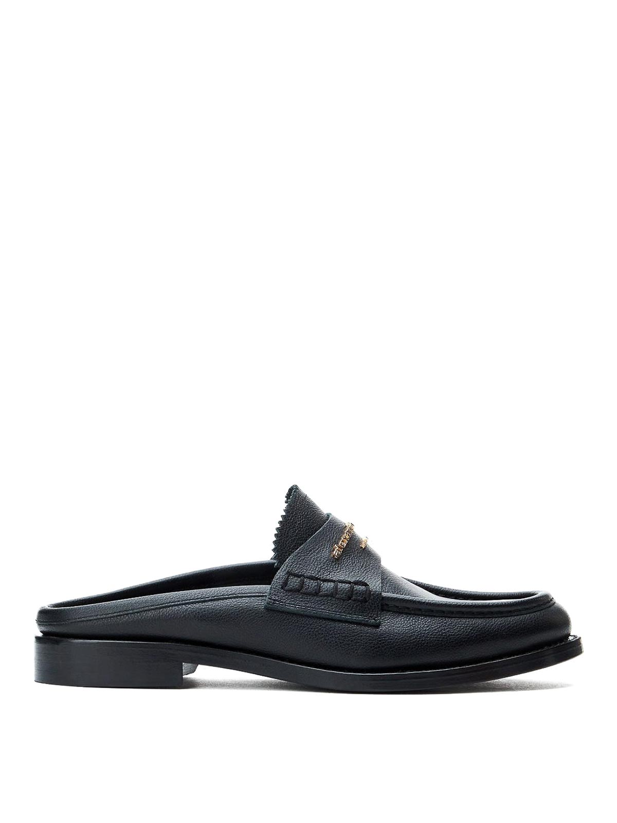 Alexander Wang Women Carter Leather Loafer In Black