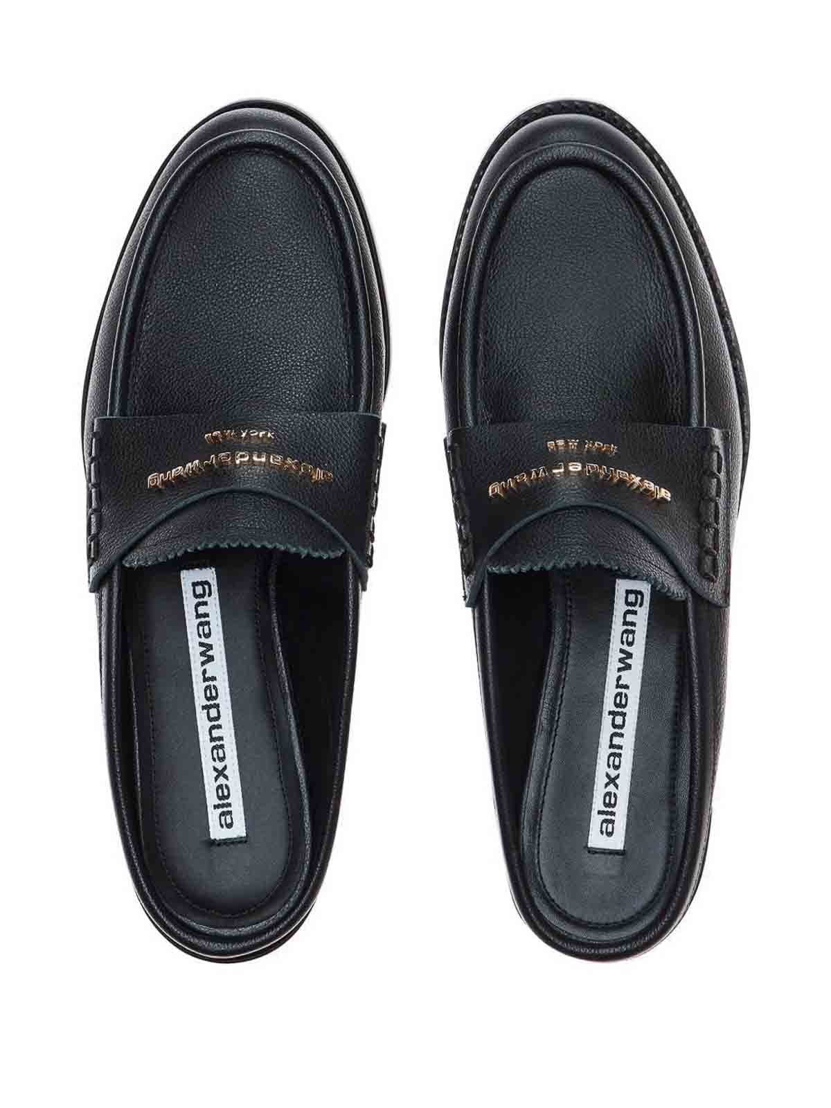 Alexander Wang Women Carter Leather Loafer In Black