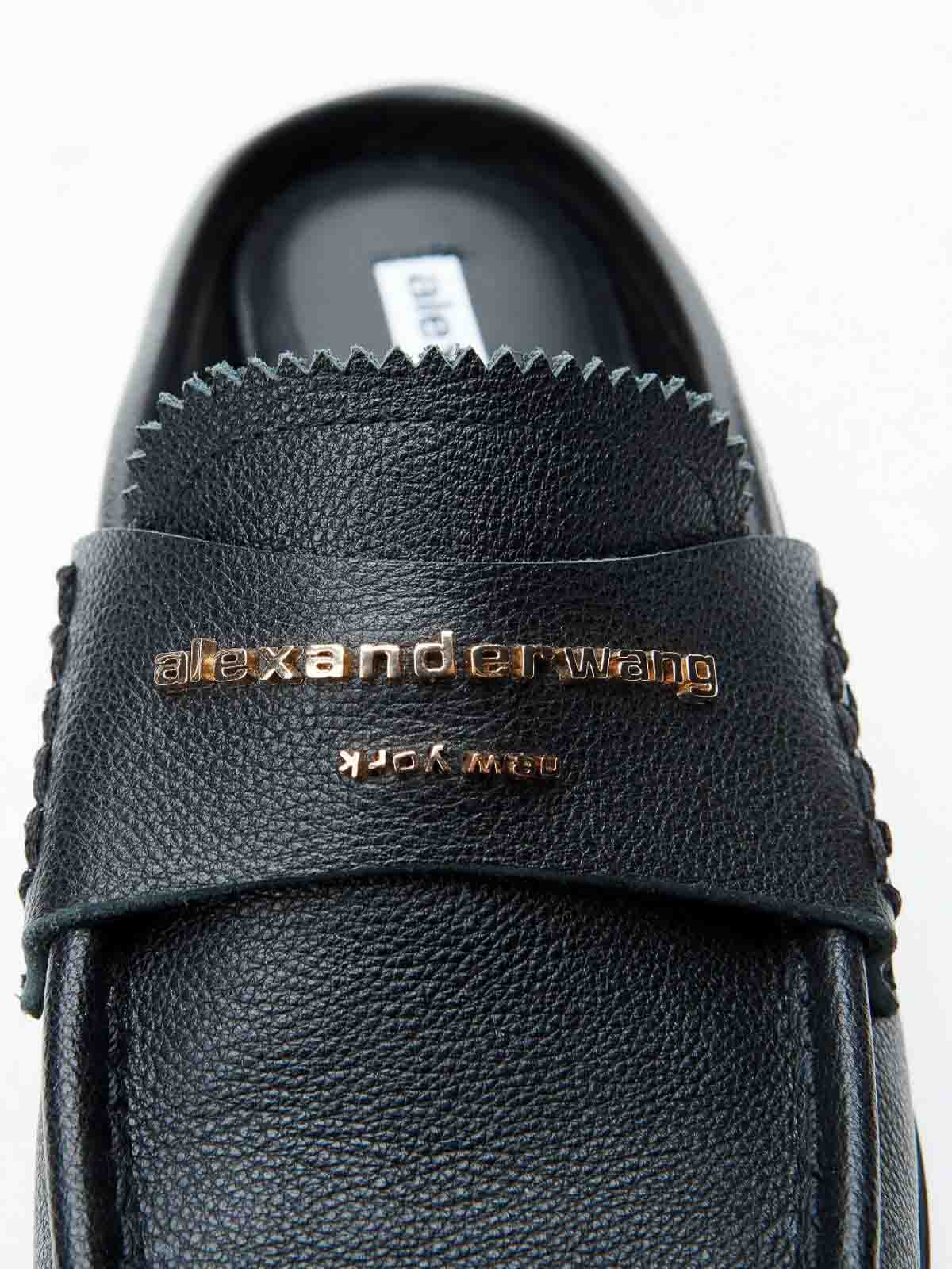 Alexander Wang Women Carter Leather Loafer In Black