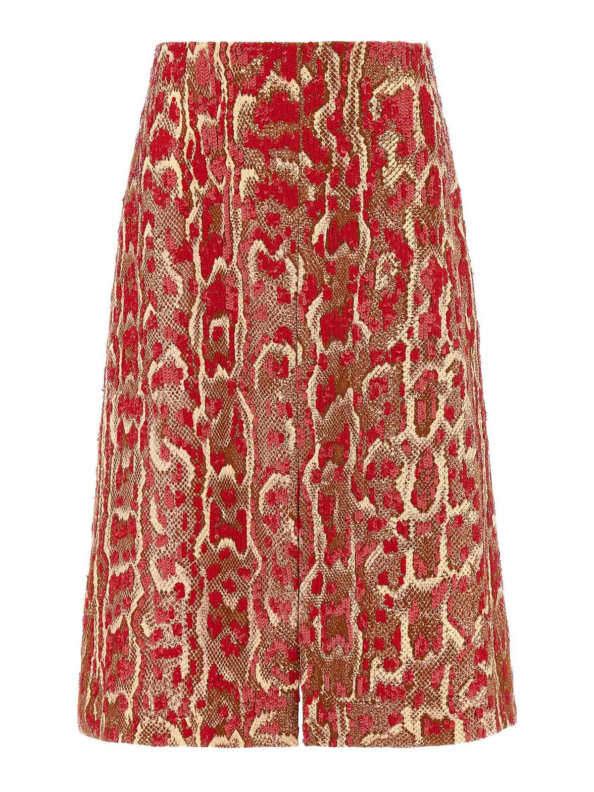 Dries Van Noten A-line Silhouette Animal Print Skirt In Multi
