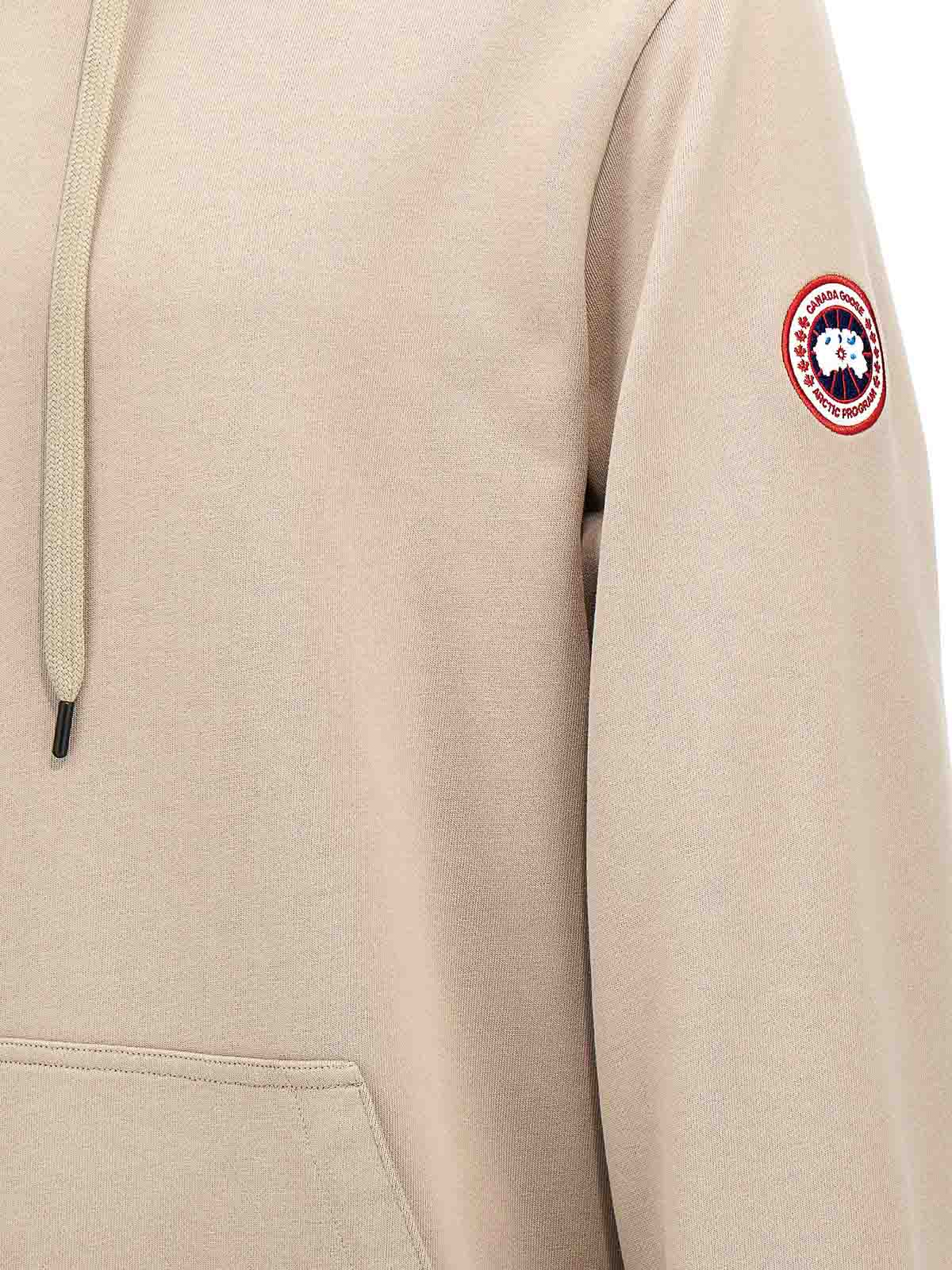 Canada Goose Huron Pouch-pocket Hoodie In Gray