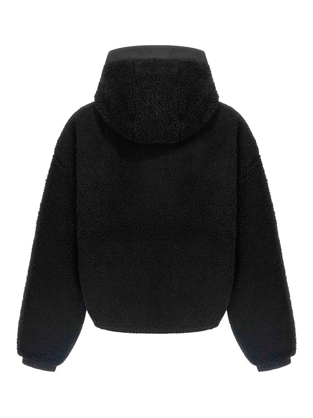 Canada Goose Alberini Reversible High Pile Fleece Bomber Jacket In Black