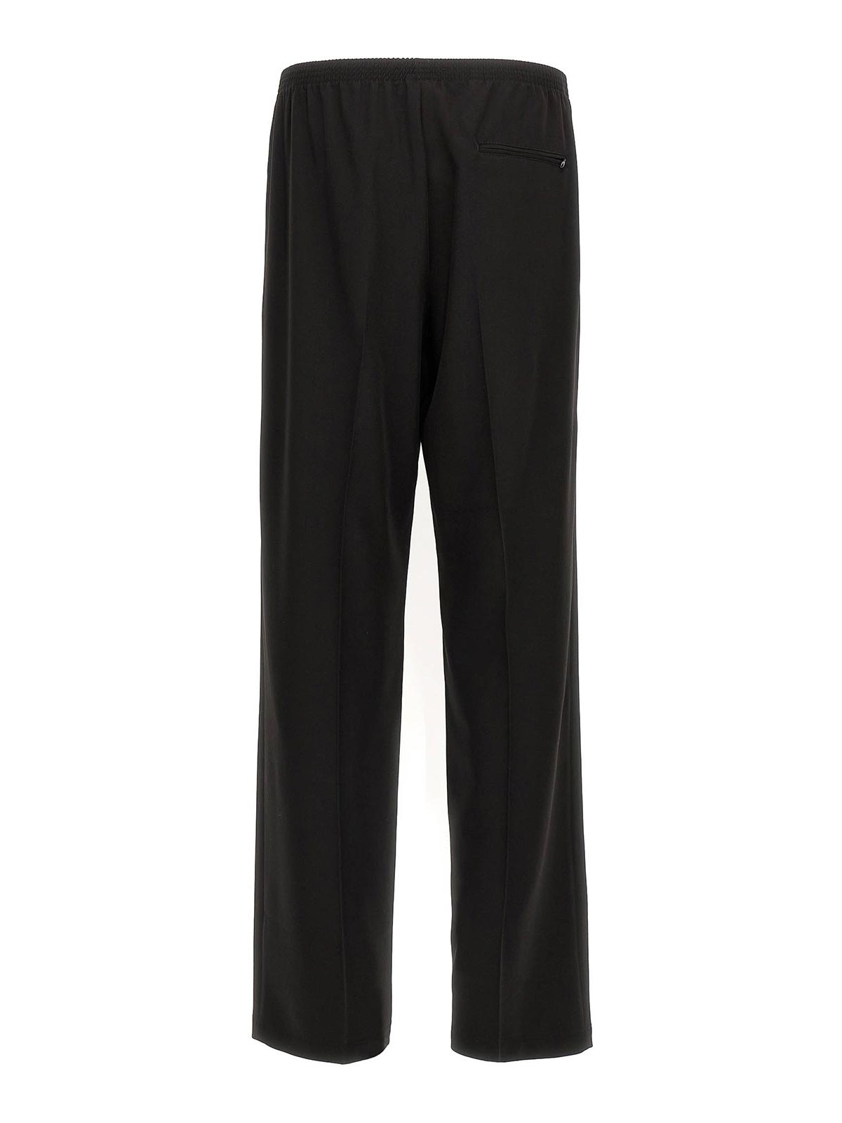 Cellar Door Ezio Elastic-waistband Trousers In Black