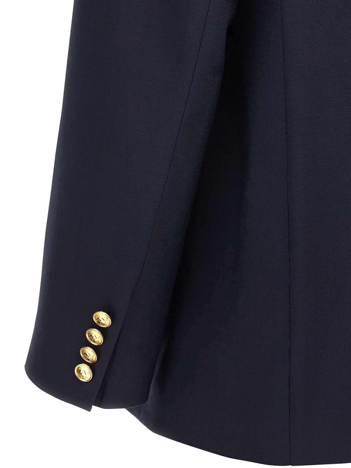Polo Ralph Lauren Double-breasted Notched Blazer In Blue