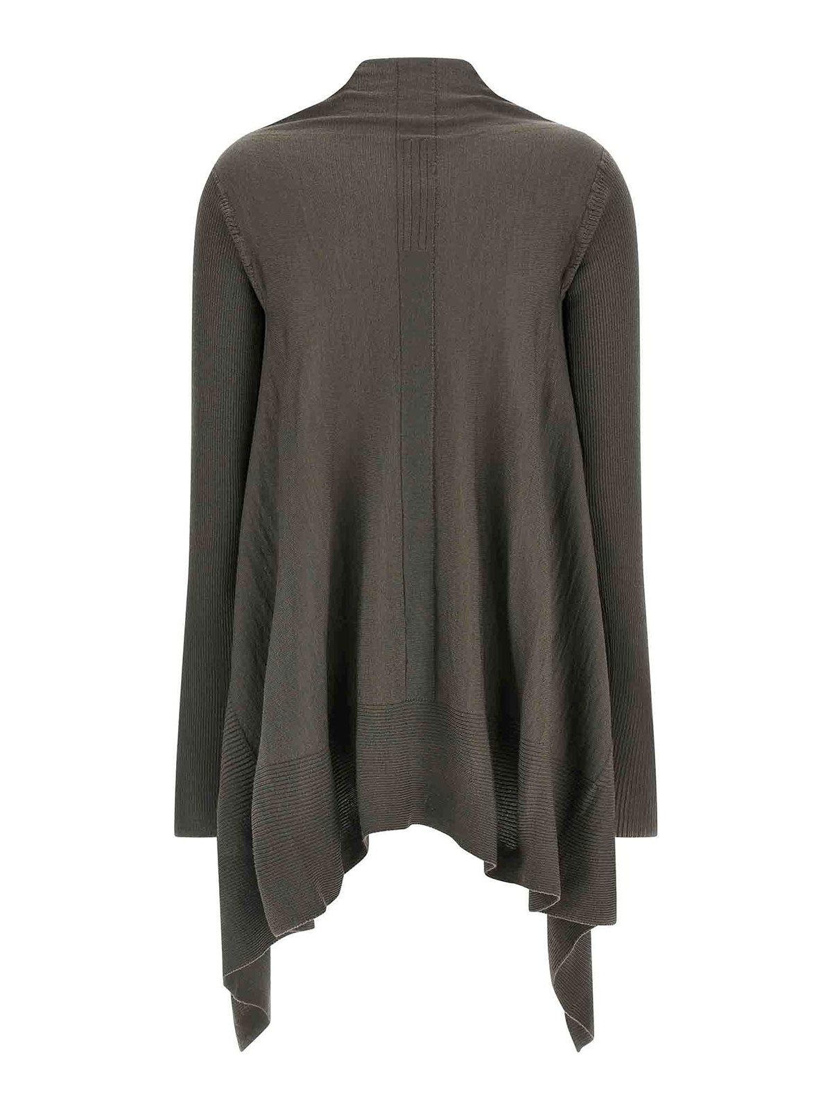 Rick Owens Grey Medium Wrap Cardigan In Gray