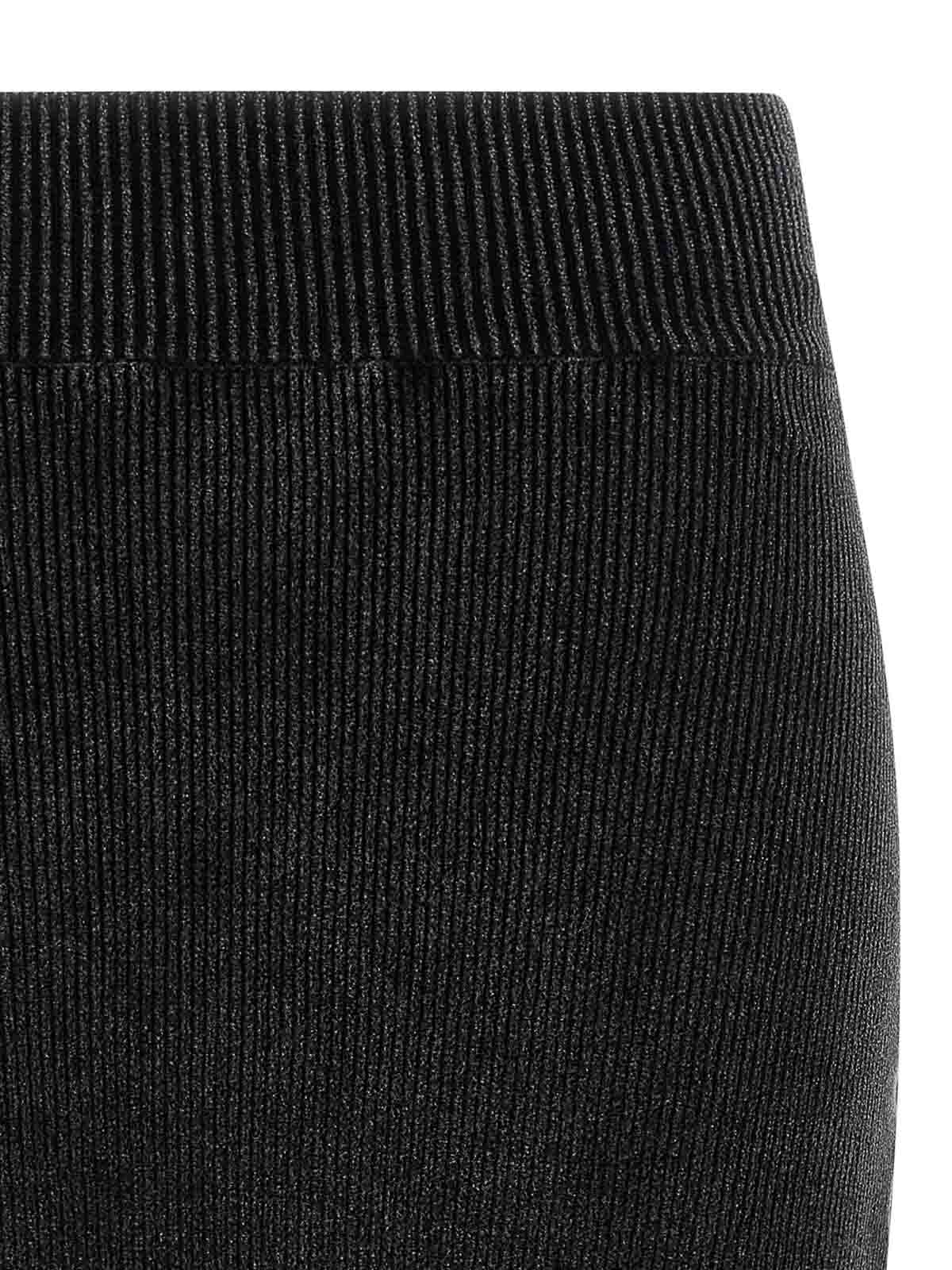 Alexander Wang Chenille Skirt In Black