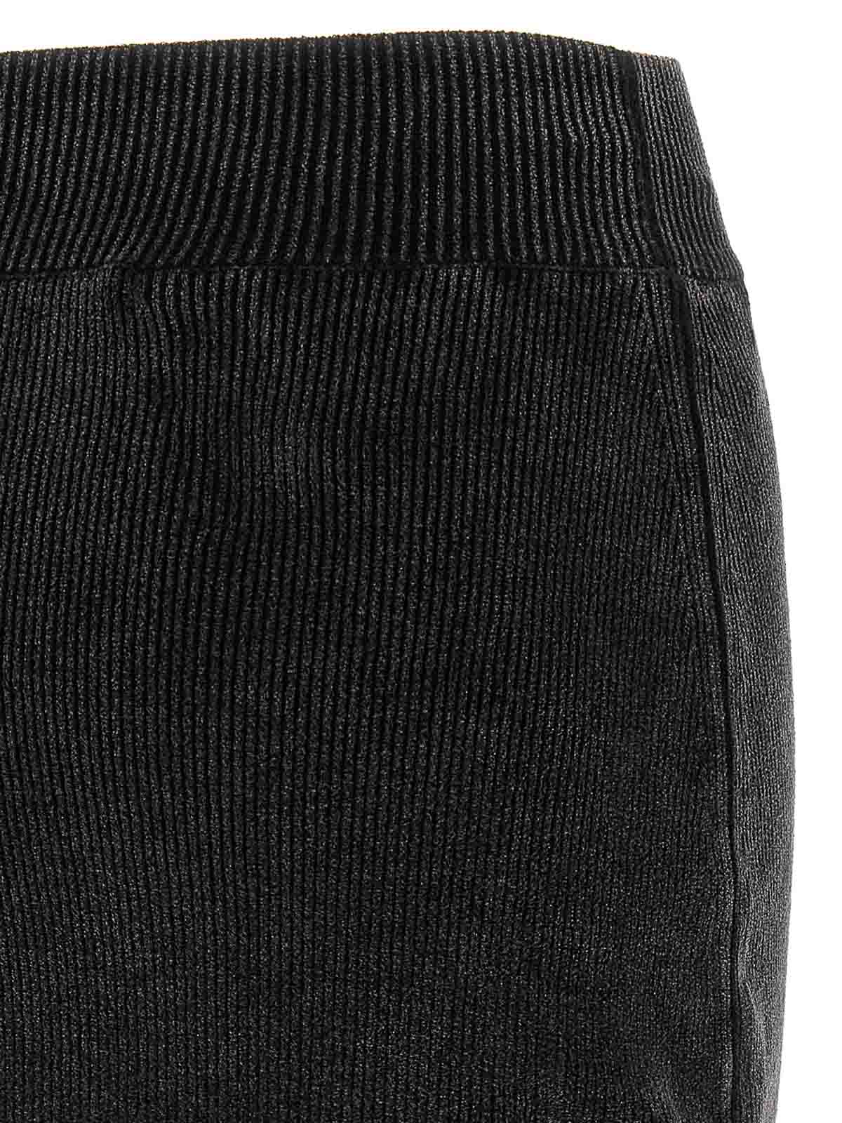 Alexander Wang Chenille Skirt In Black