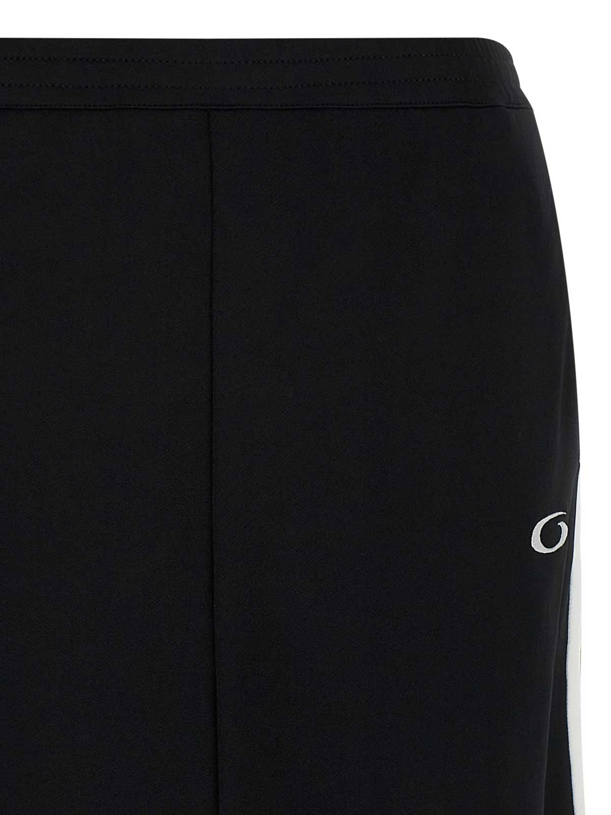 Balenciaga Black Tracksuit Skirt In White