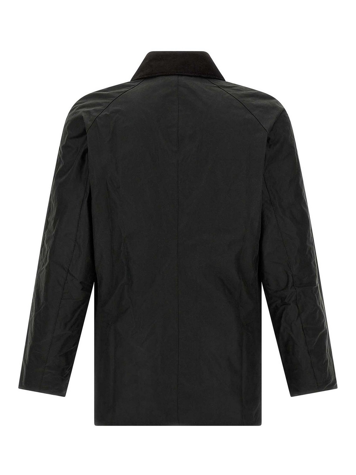 Barbour Casual Jacket With Long Sleeves And Collared Design In Green