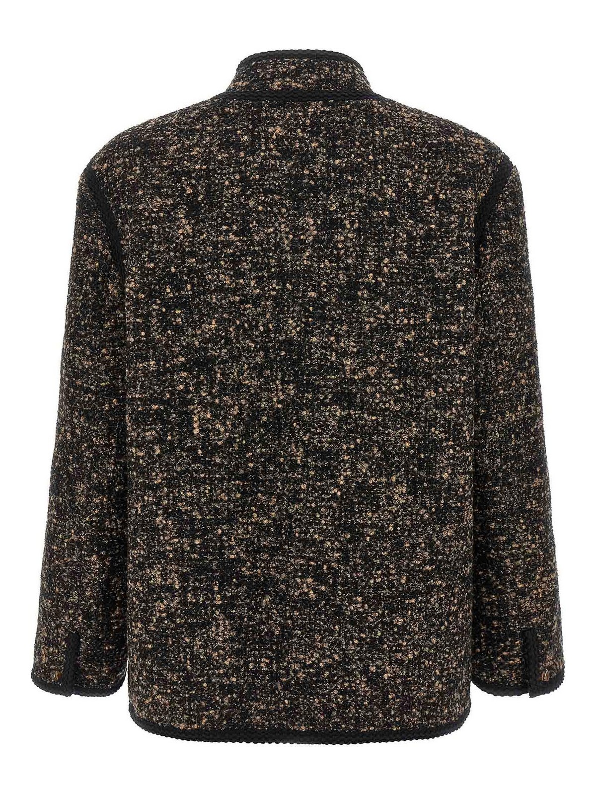 Blazé Milano Tweed Button-fastening Jacket In Brown