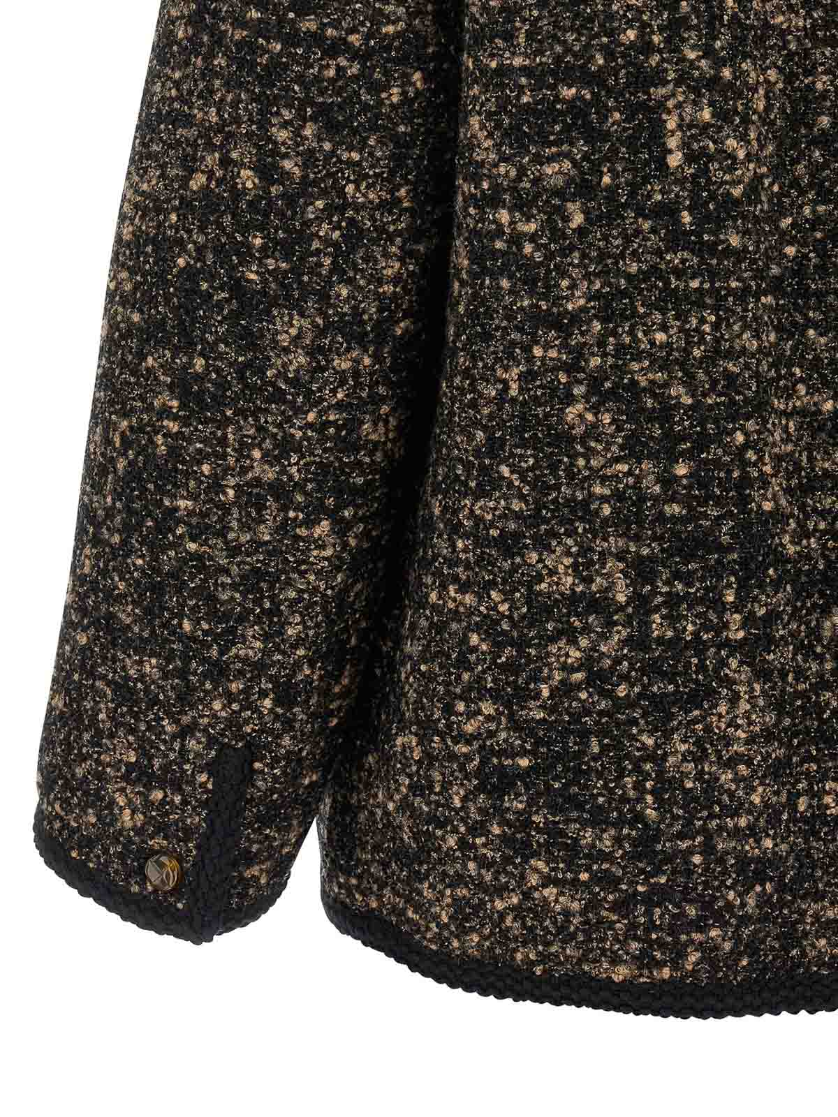 Blazé Milano Tweed Button-fastening Jacket In Brown