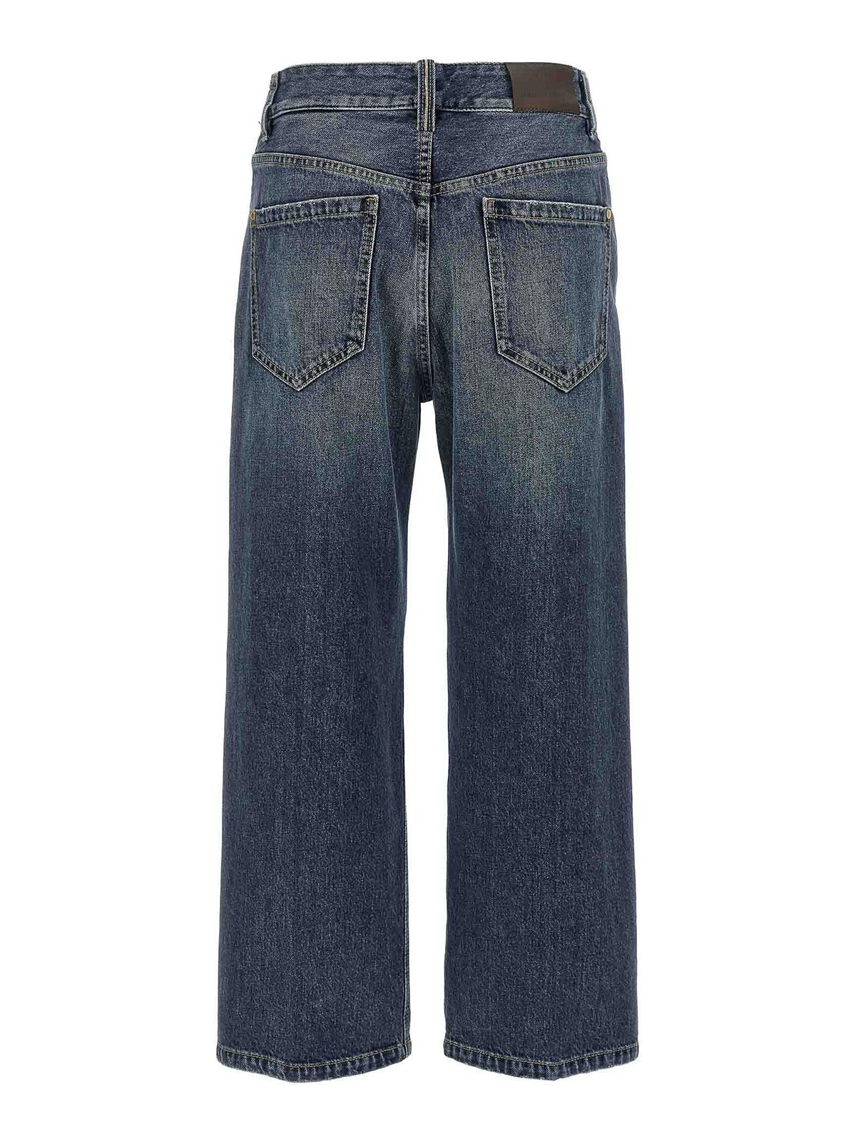 Brunello Cucinelli Contemporary Square Jeans In Blue