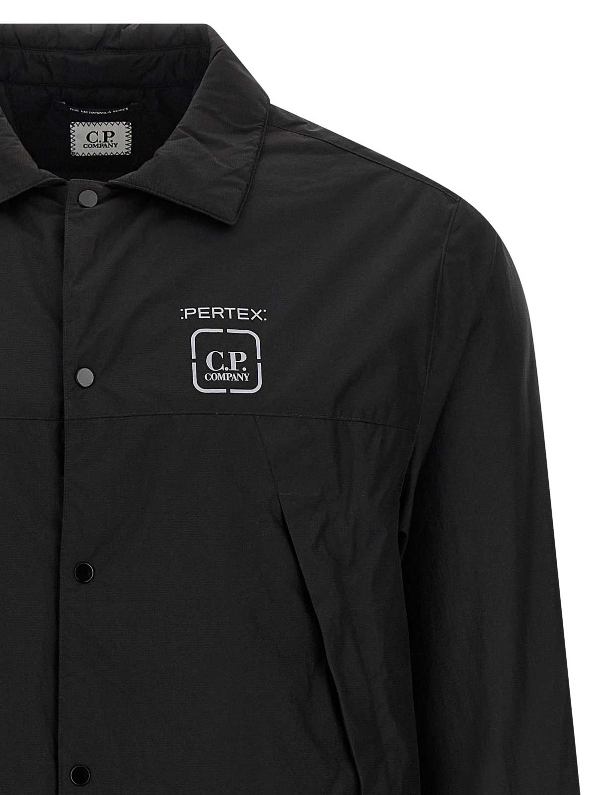 C.p. Company The Metropolis Series Overshirt In Black