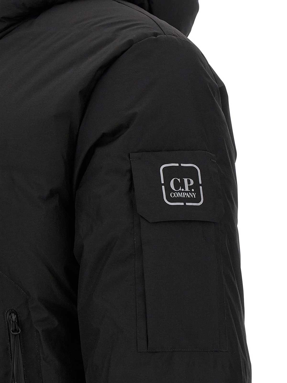 C.p. Company The Metropolis Series Down Jacket In Black
