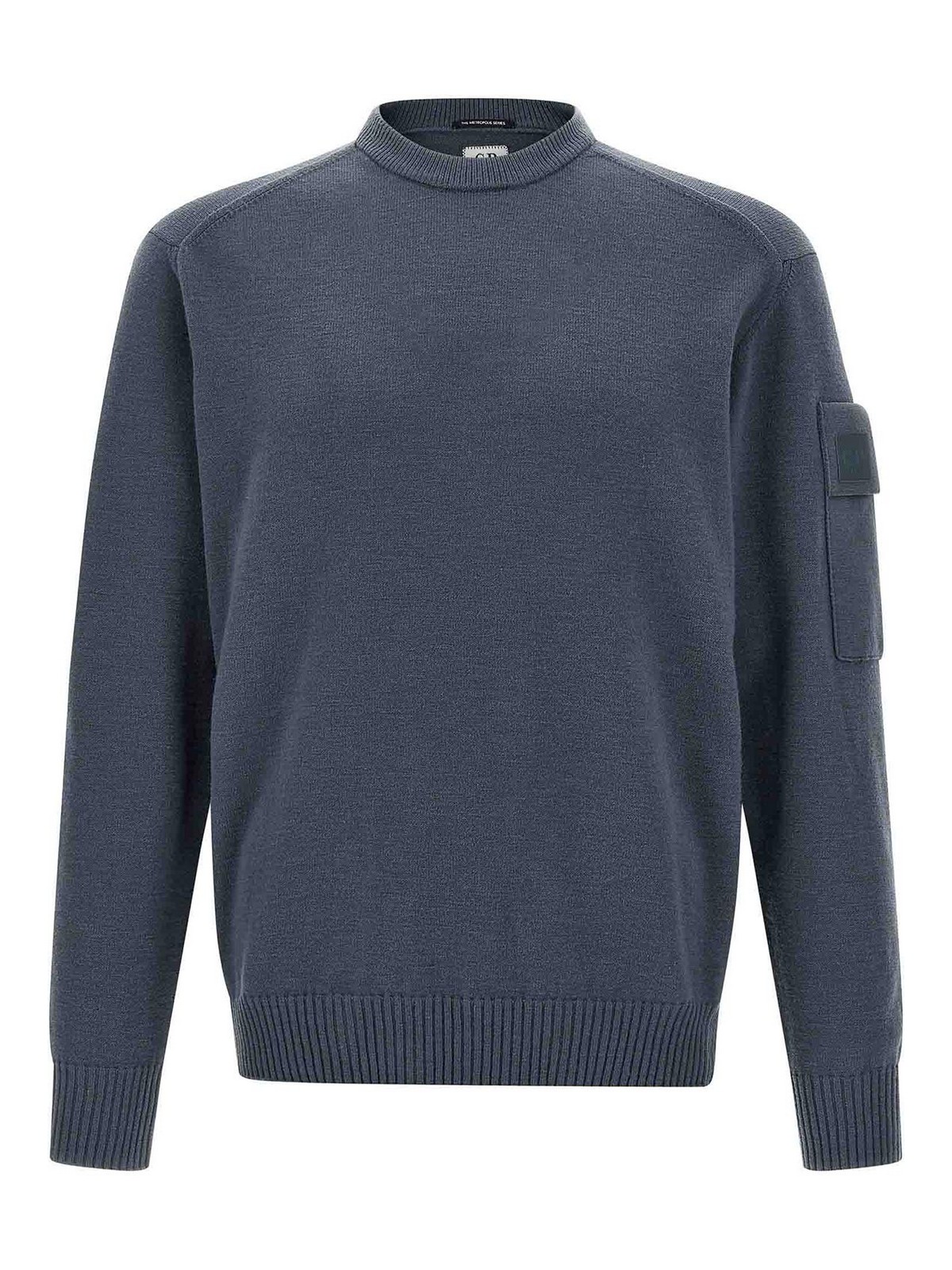 C.p. Company Extrafine Wool Sweater Sweaters And Cardigans Blue In Blue