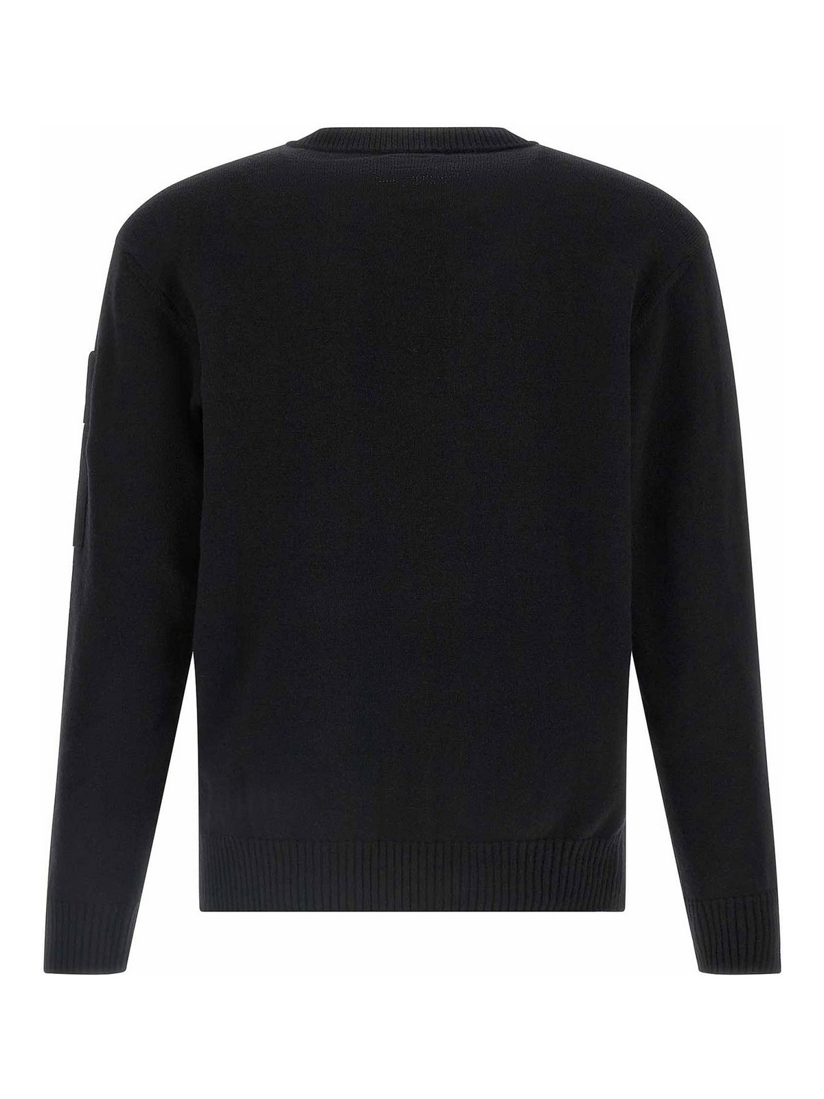 C.p. Company Extrafine Wool Sweater Sweaters And Cardigans Black In Black