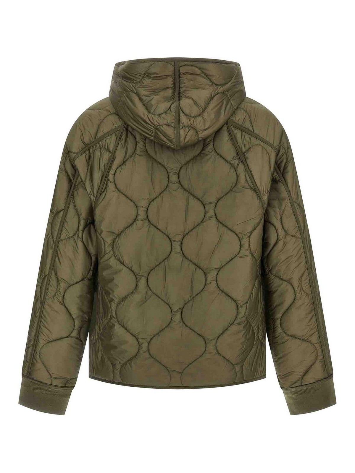 C.p. Company C.p.company Padded Jacket With Adjustable Hood In Green
