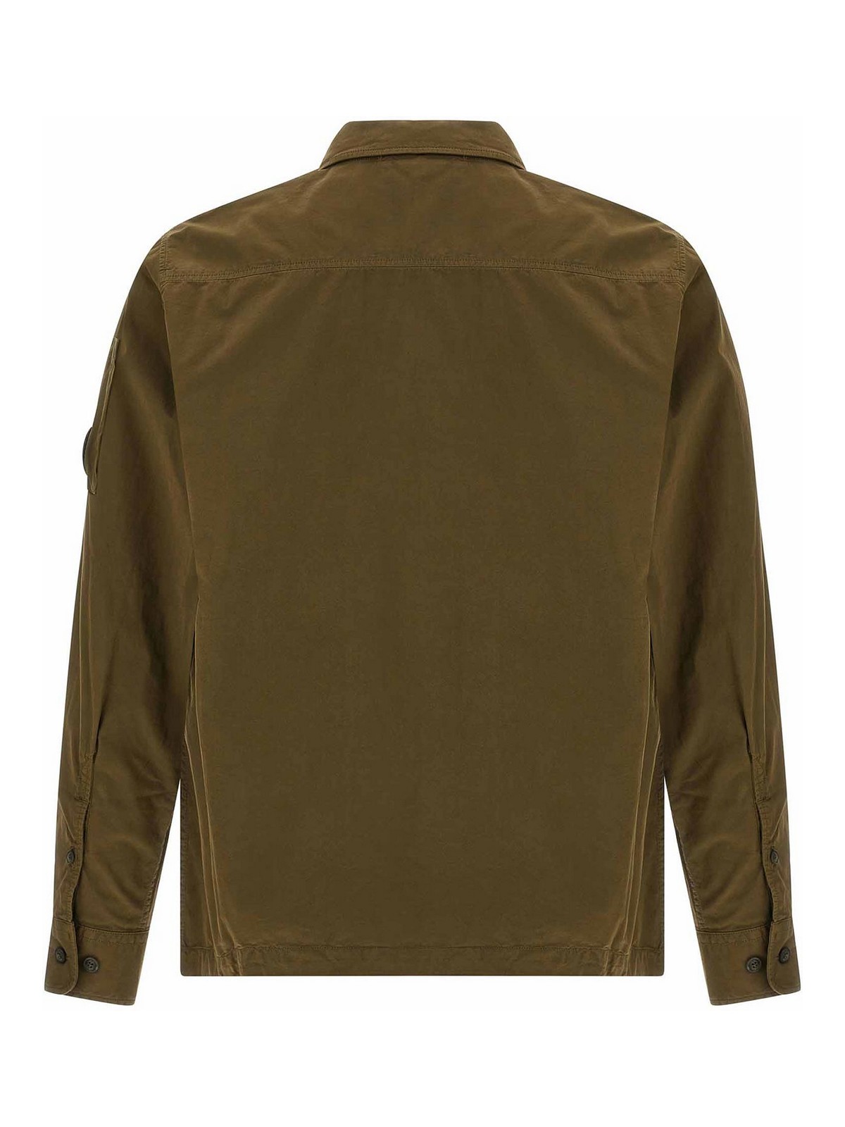 C.p. Company Contemporary Zip Closure Overshirt In Gray