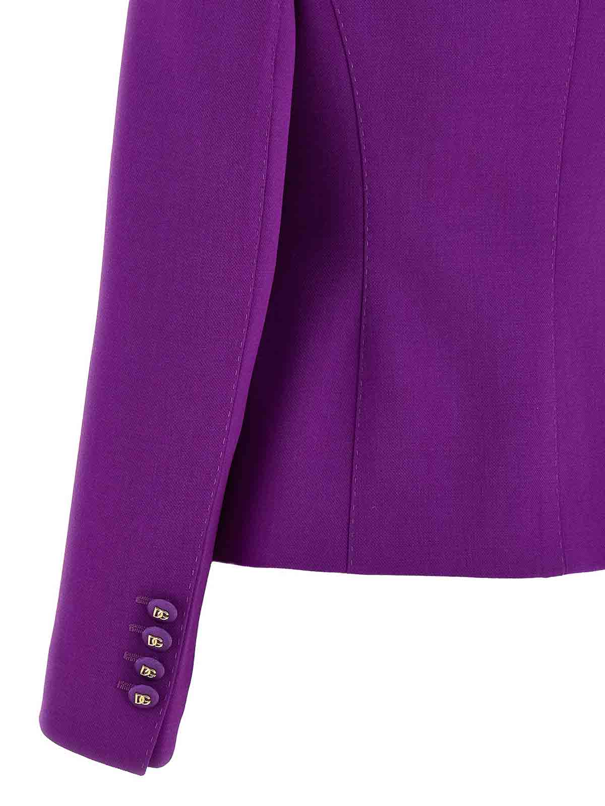 Dolce & Gabbana Dolce Blazer In Purple