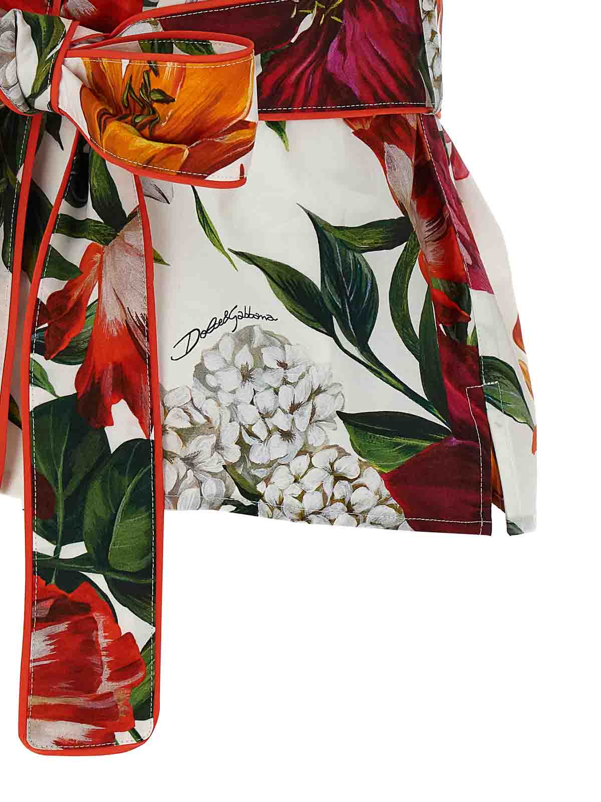 Dolce & Gabbana Vanity Pajama Shirt In White