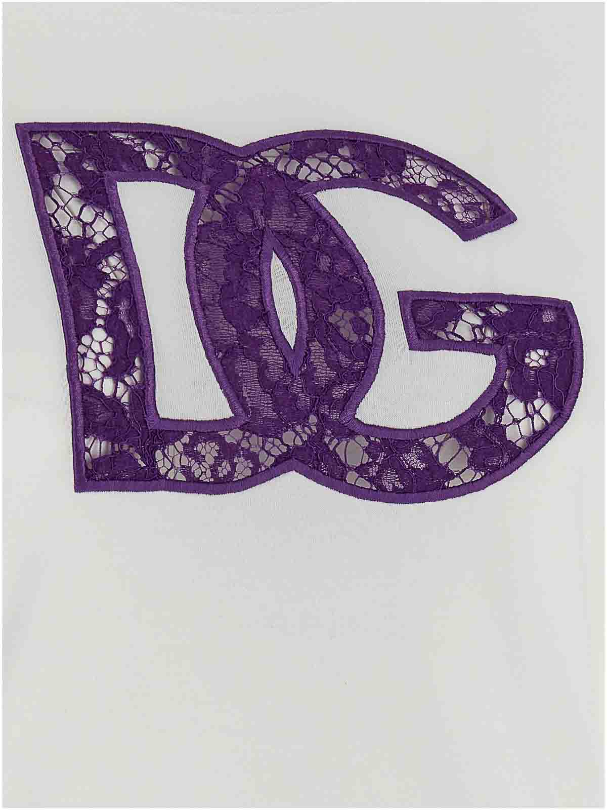 Dolce & Gabbana Cotton Crewneck T-shirt In White