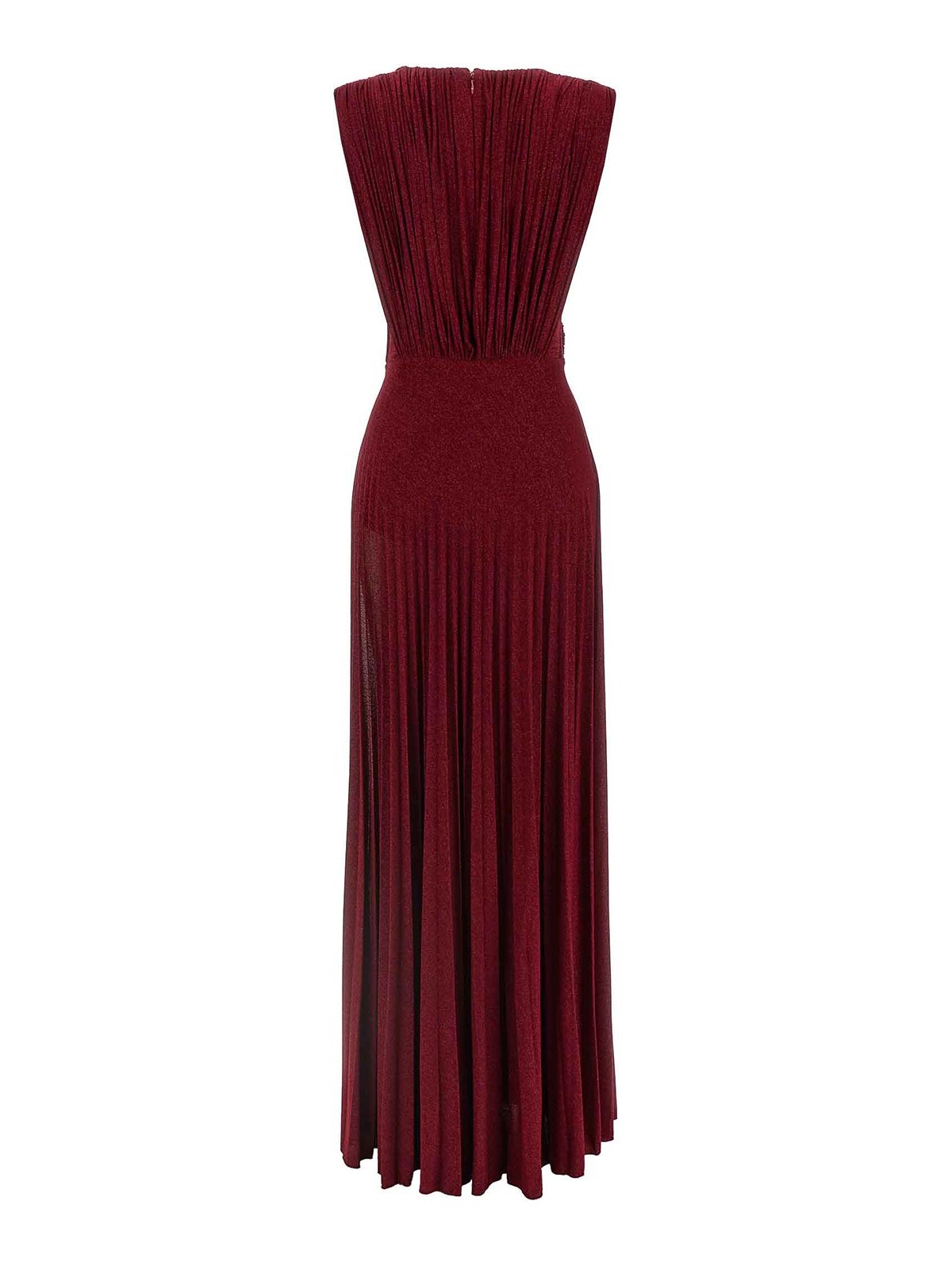 Elisabetta Franchi 'red Carpet' Dress In Burgundy