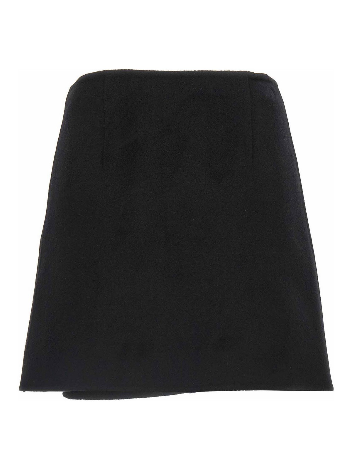 Ermanno Scervino Elegant Skirt Made From Virgin Wool Featuring Jewel Details In Black