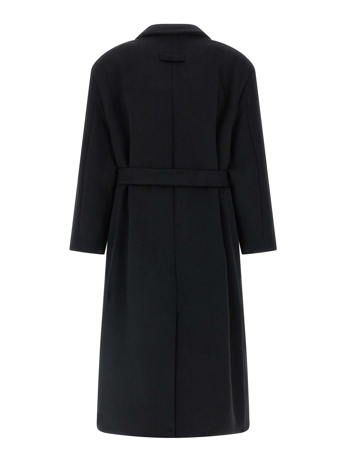 Fear Of God Trench Coat With Waist Belt And Long Sleeves In Multi