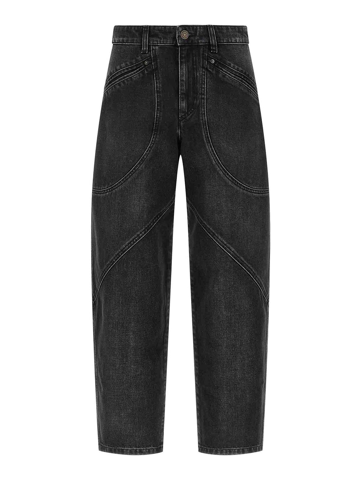 Isabel Marant Catarina Jeans In Black