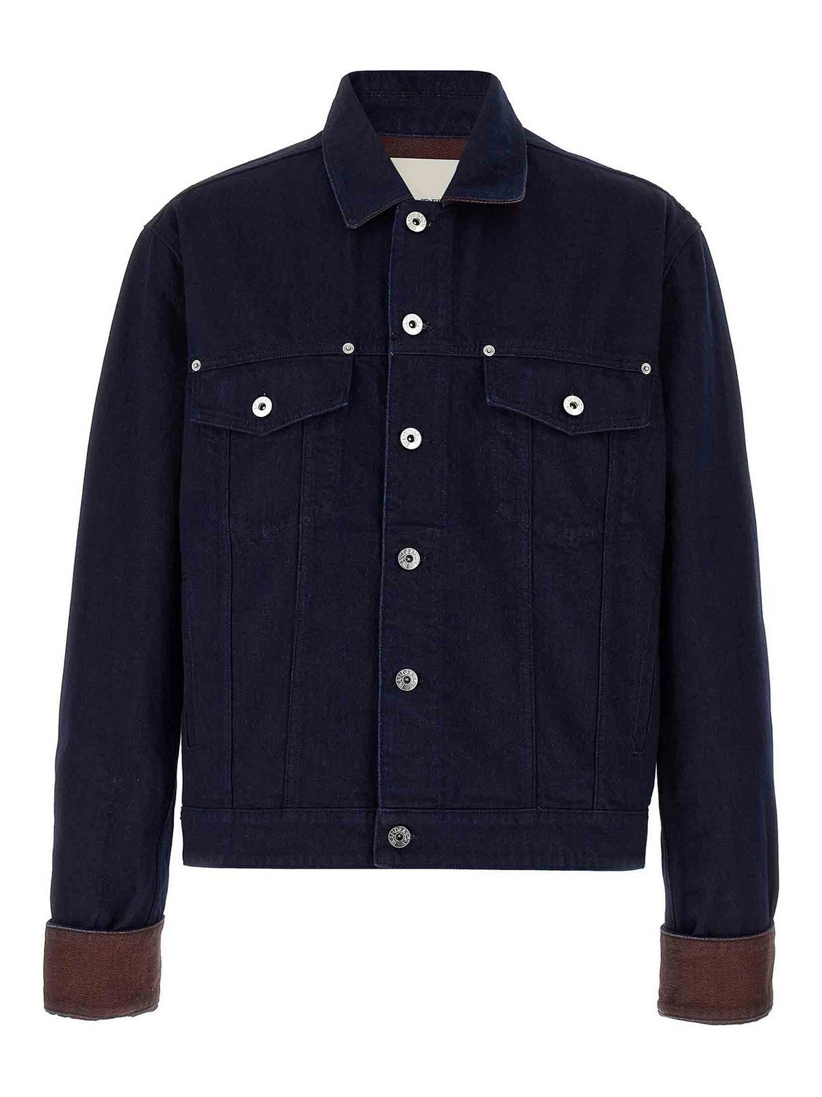 Jw Anderson Turn Up Cuff Jacket In Blue