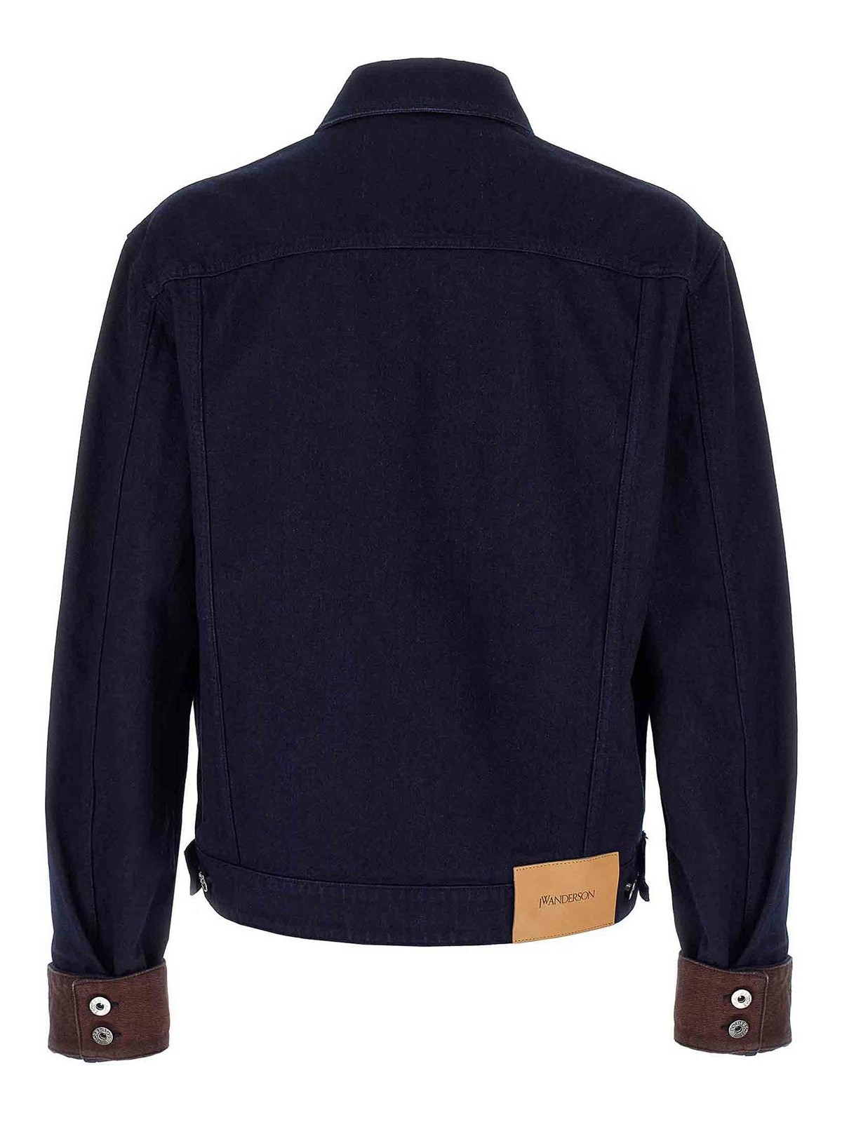 Jw Anderson Turn Up Cuff Jacket In Blue