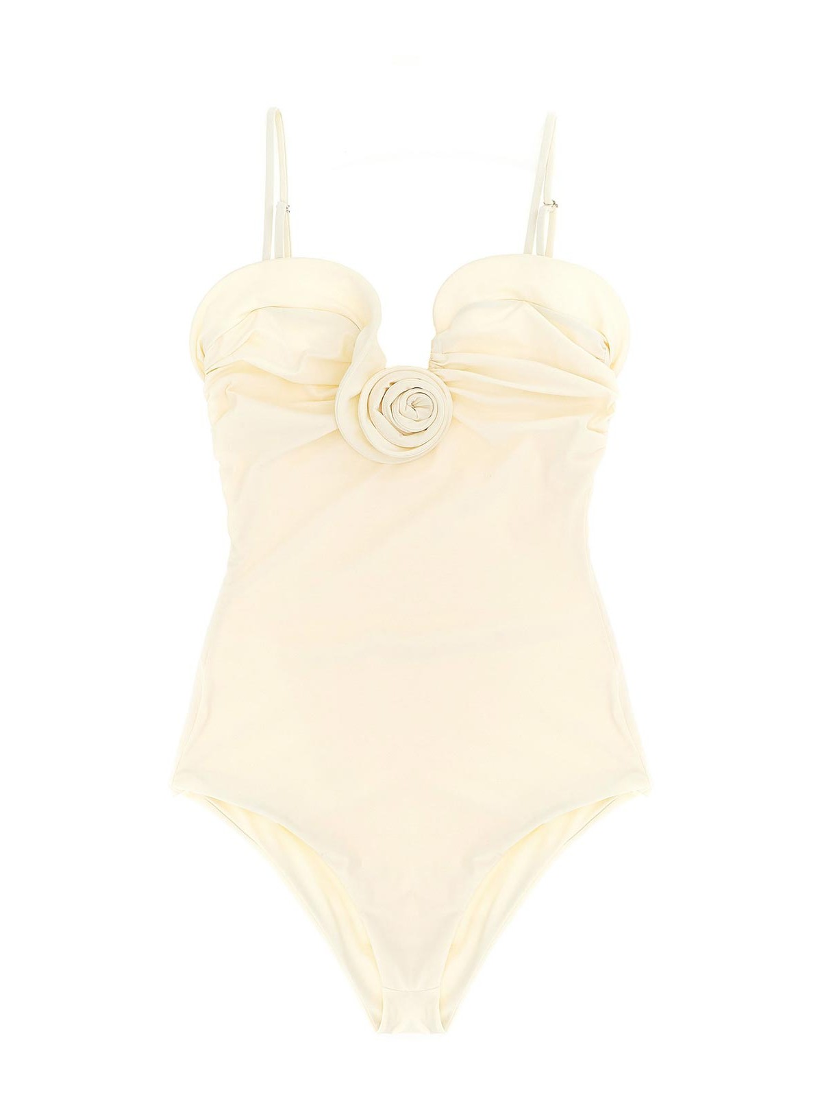 Magda Butrym Swimsuit 07 One-piece Swimsuit In Neutral