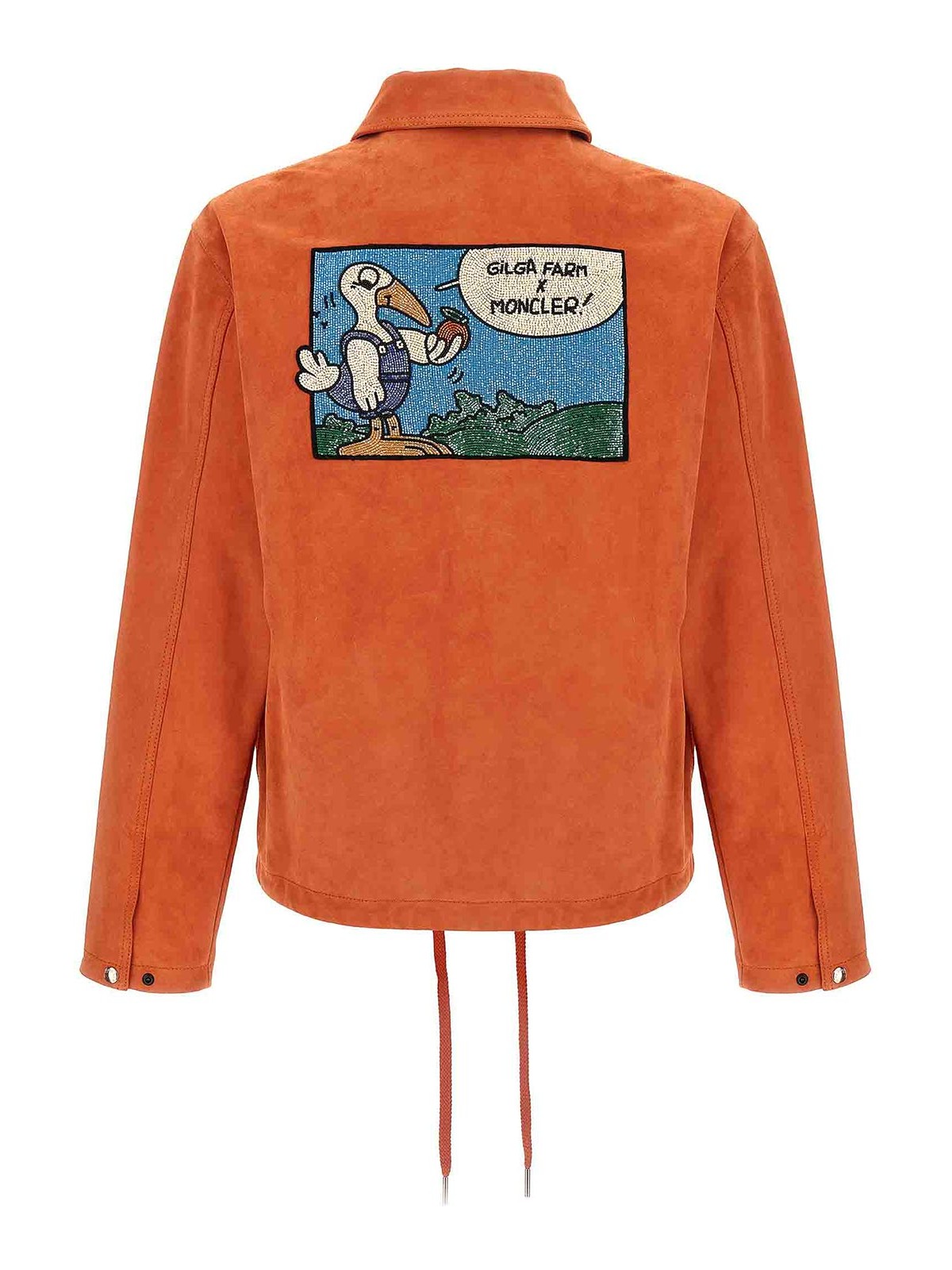 Moncler X Gilgafarm Jacket By Donaldglover In Orange