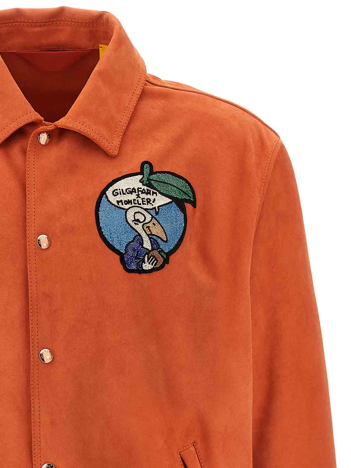 Moncler X Gilgafarm Jacket By Donaldglover In Orange
