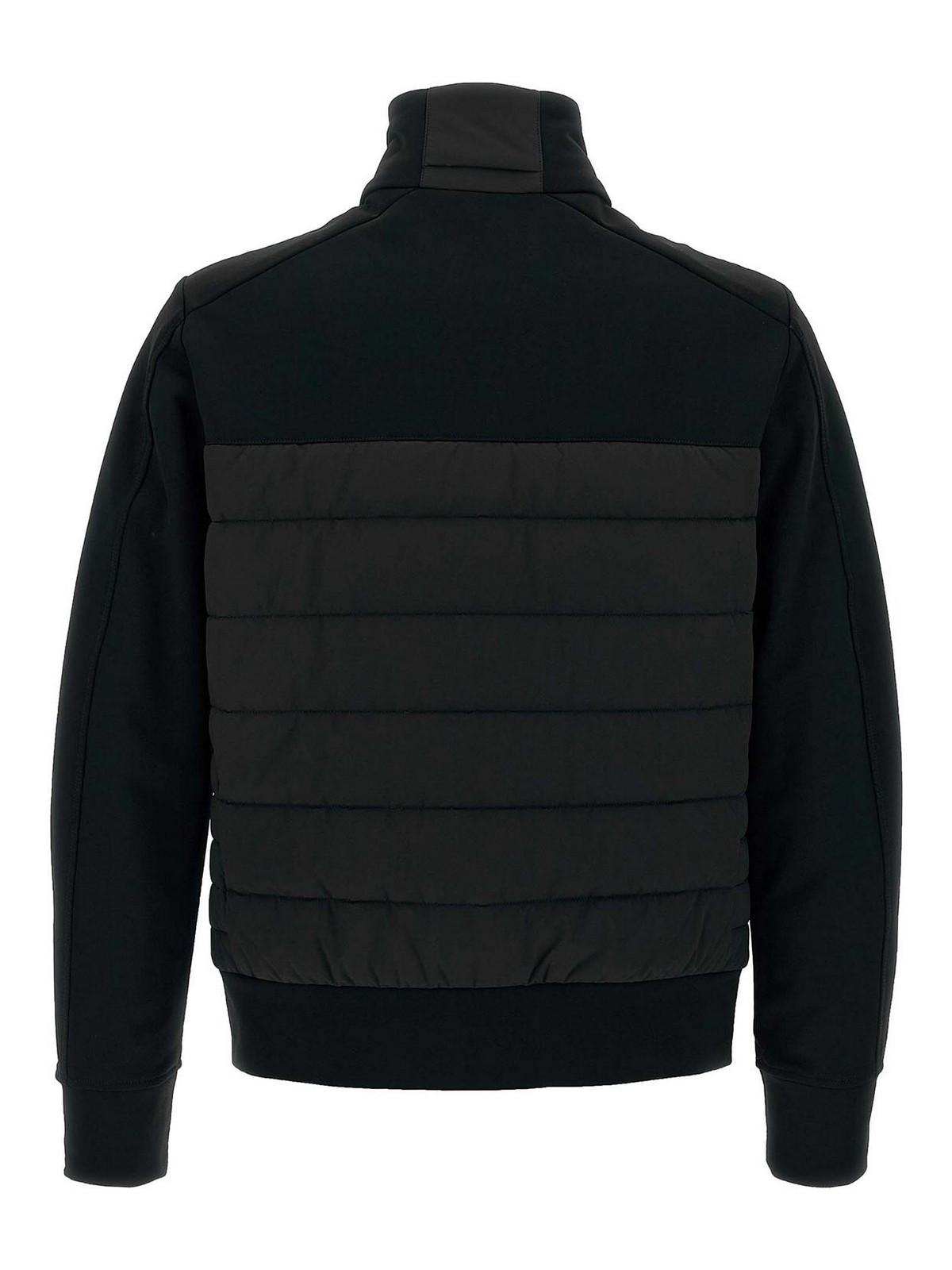 Parajumpers Mick Quilted High-neck Jacket In Black