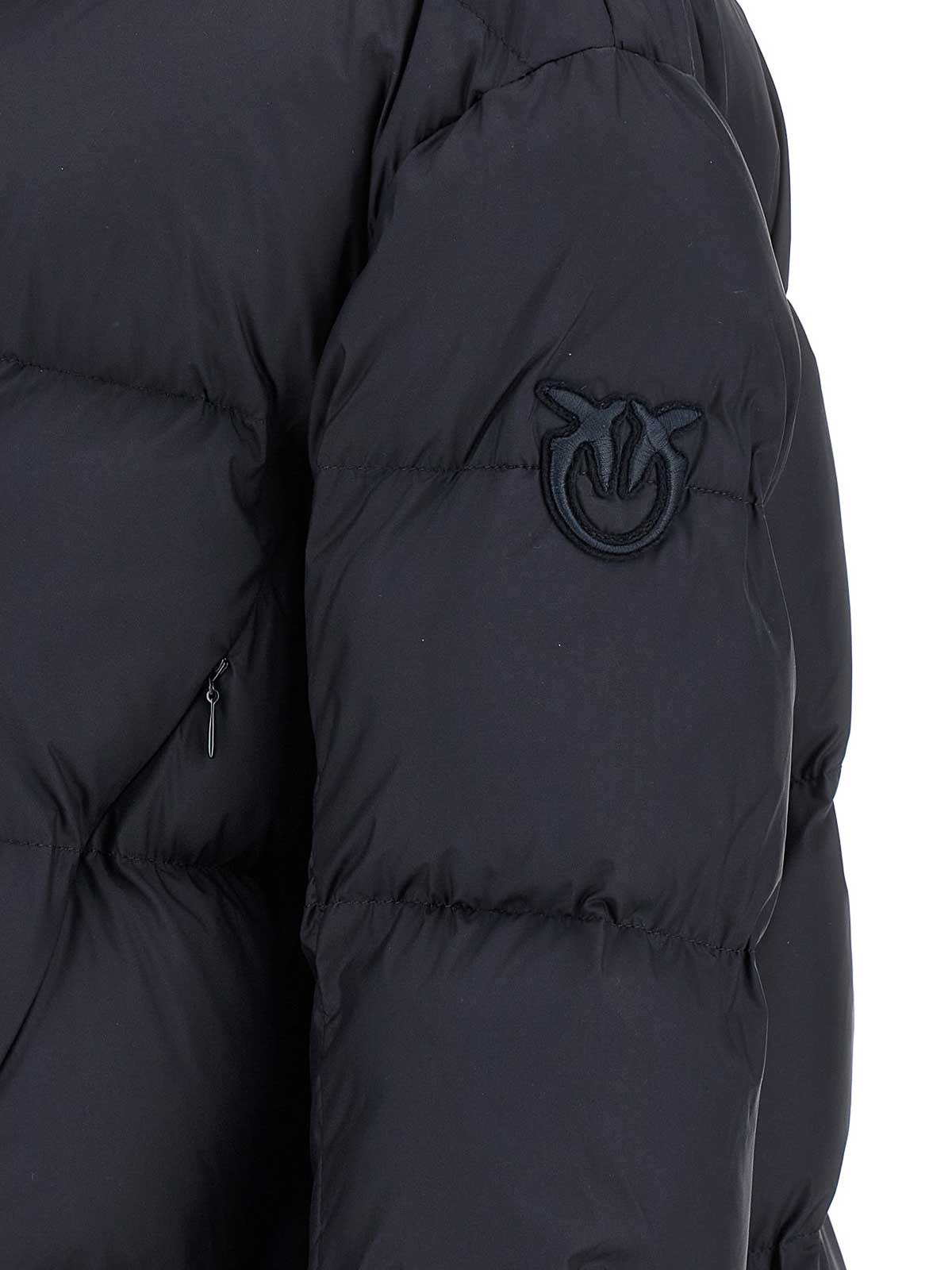Pinko Giza Down Jacket In Blue