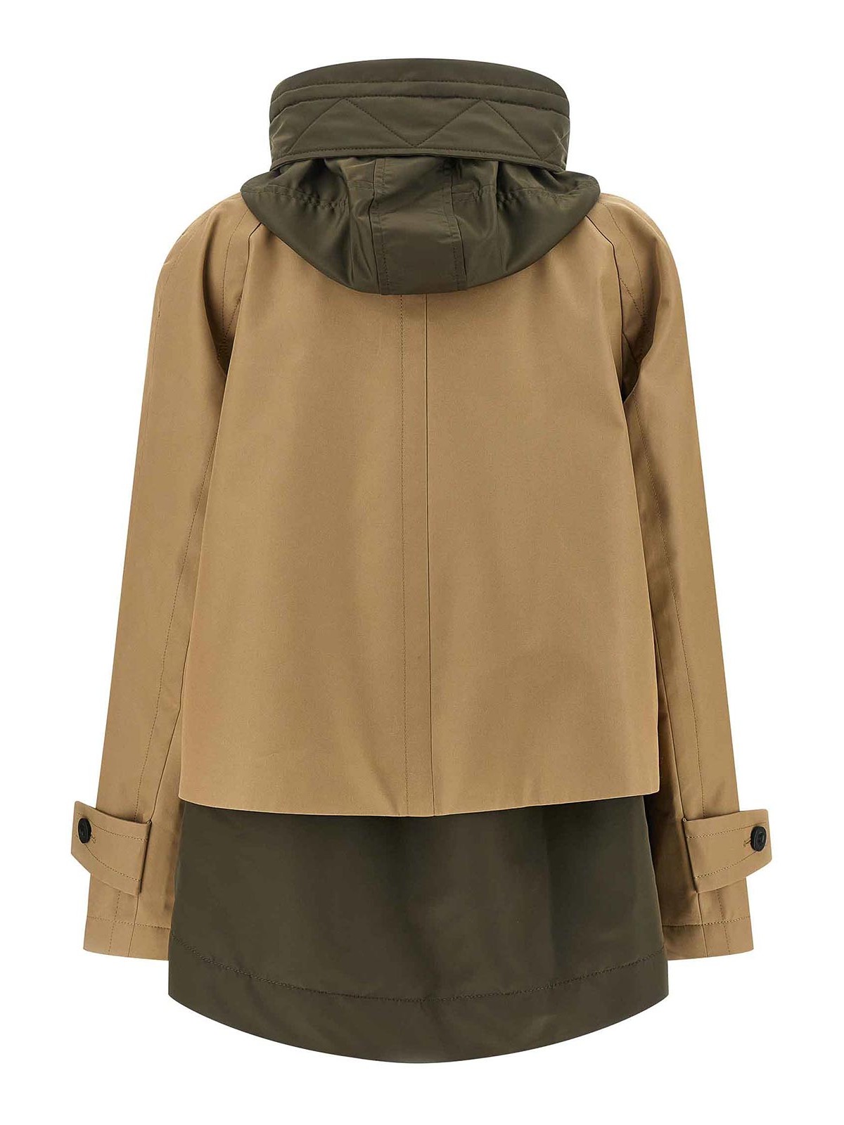 Sacai Double Layer Jacket In Multi