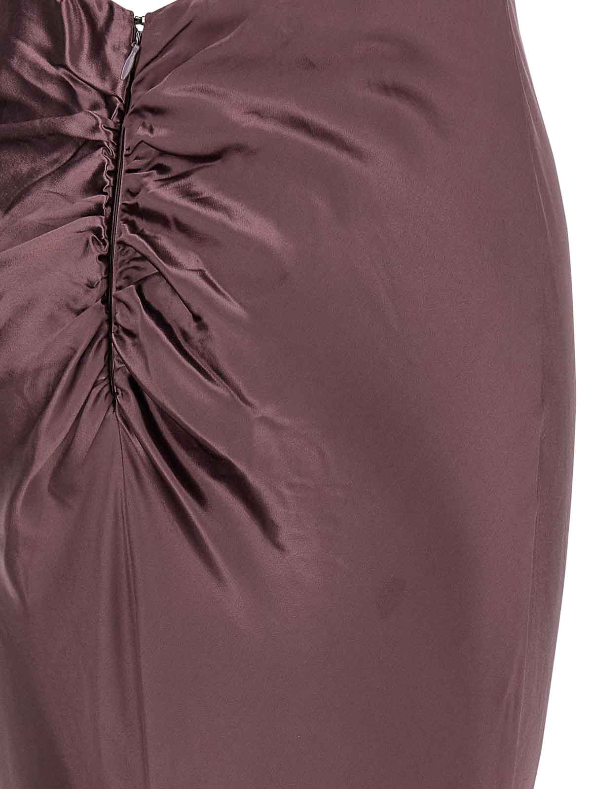 The Andamane Ninfea Dresses Purple In Brown